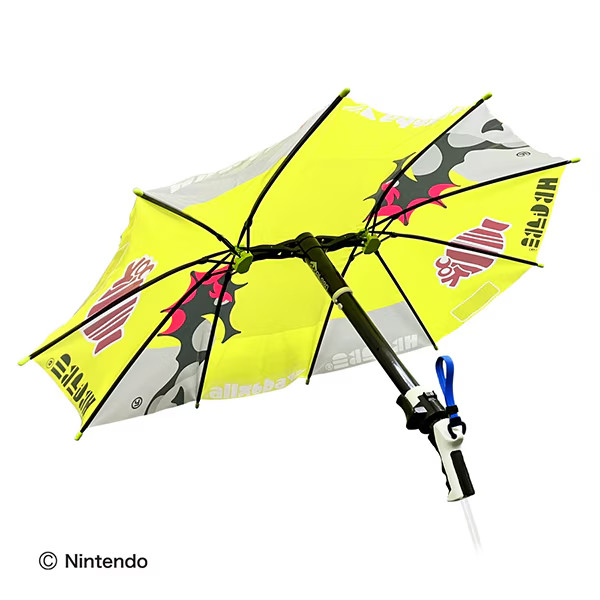 Water Gun Water Play Splatoon 3 para-shelter with ink tank Yellow NEW JAPAN 2025