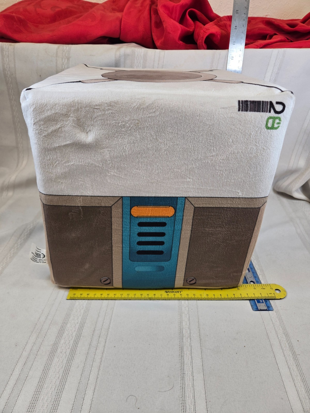 DIRTY Overwatch loot box lootbox, Blizzard Plush 12″