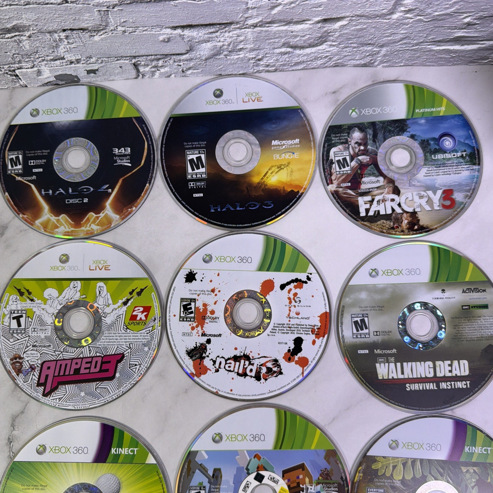 Lot Of 40 Xbox 360 Video Games Assorted – Untested – Read Description