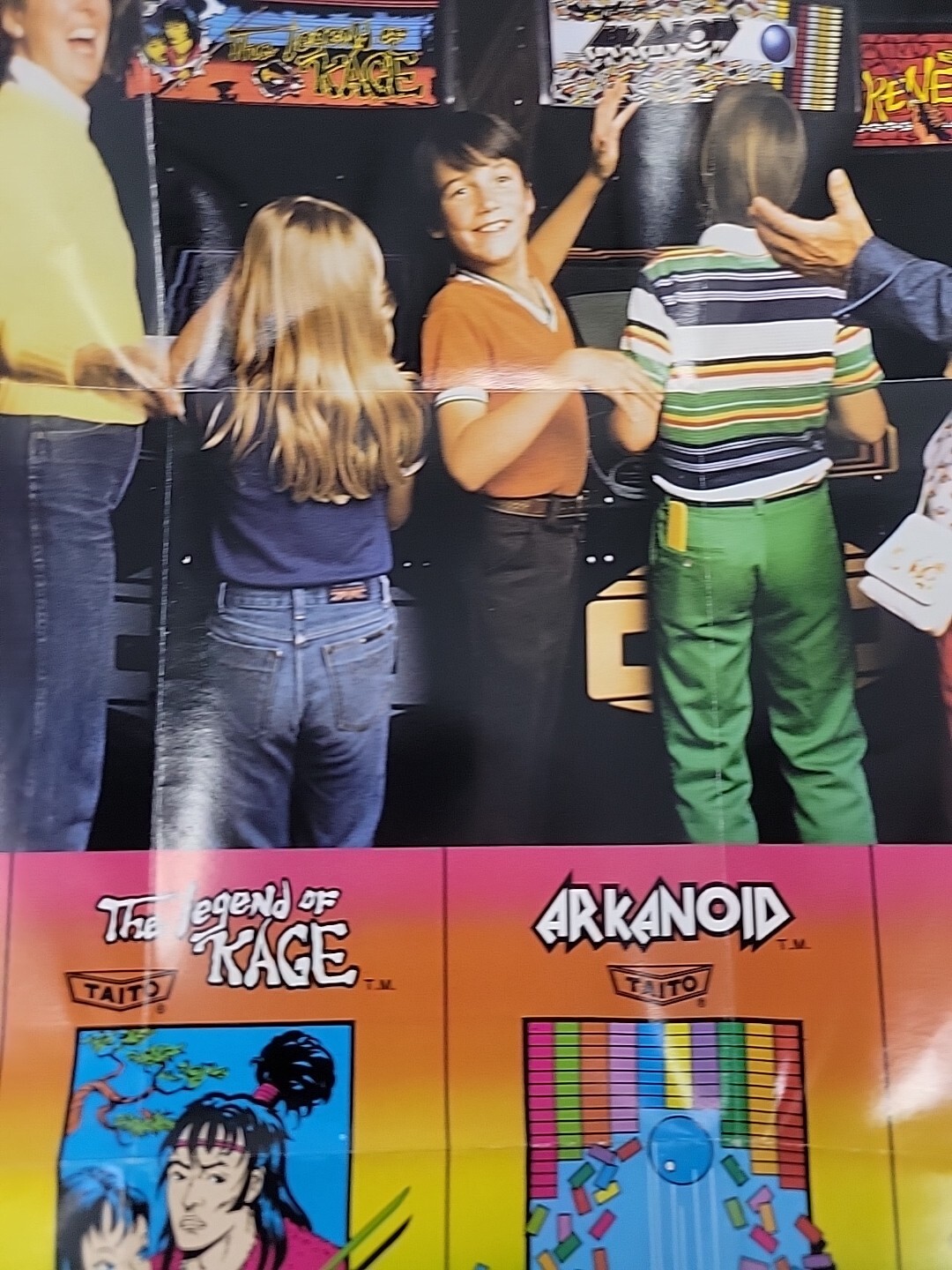 Taito Nintendo NES 1990 Fold Out Insert Advertisment Arcade Home Game TAI-NES-US