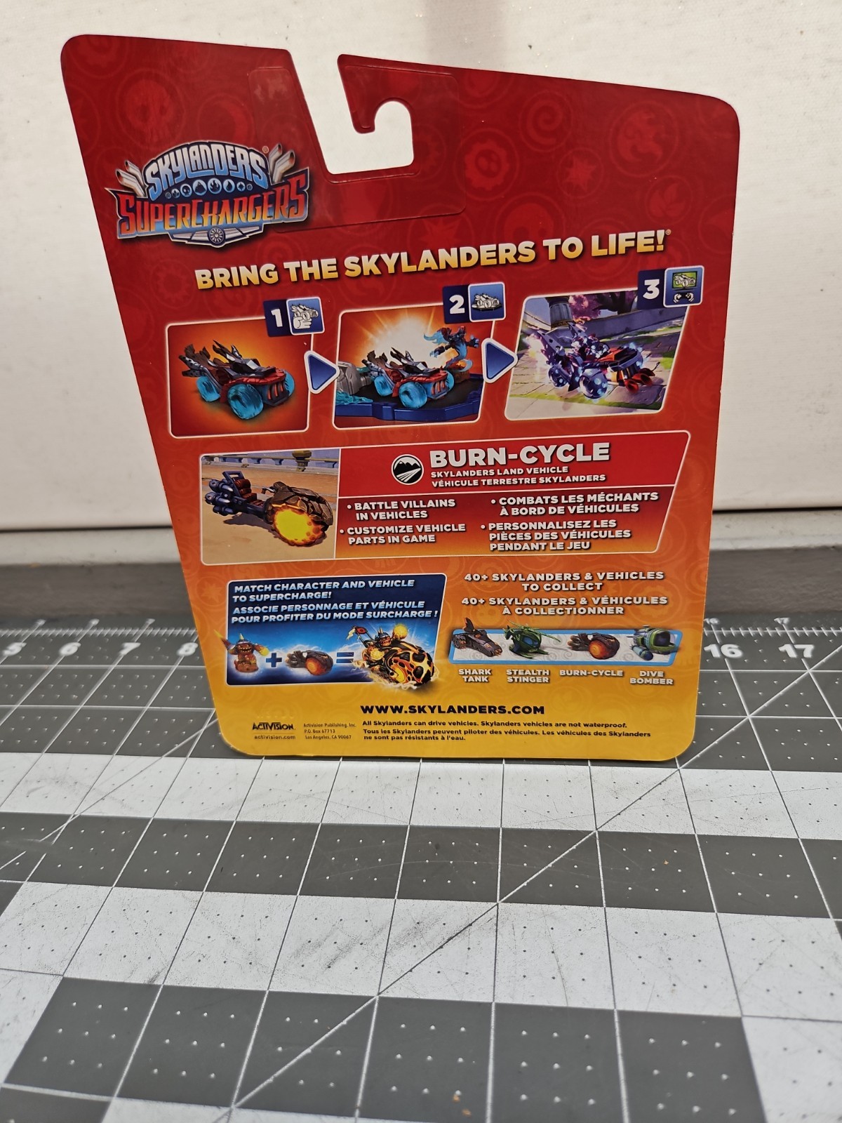 Skylanders Superchargers Burn Cycle New Activision Toys to Life Classic Fire Fun