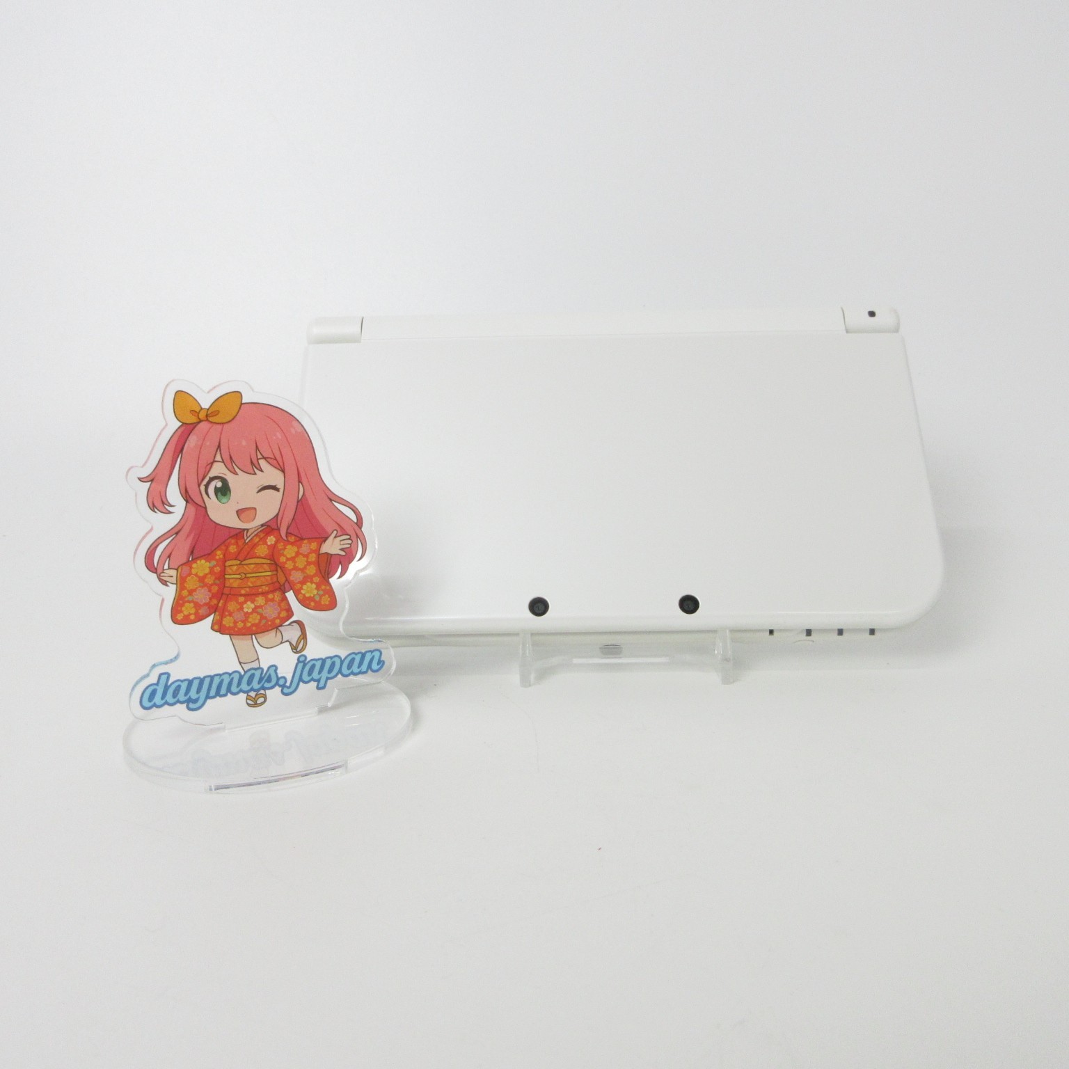 【Very Good】Nintendo New 3DS LL XL Pearl White Console Only Japanese Ver #DEN0413