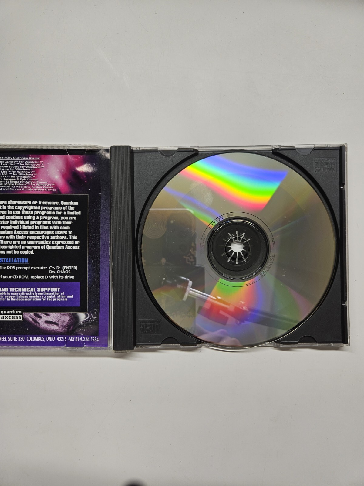 Total Chaos 12 explosive games Quantum Axcess (PC, 1995)
