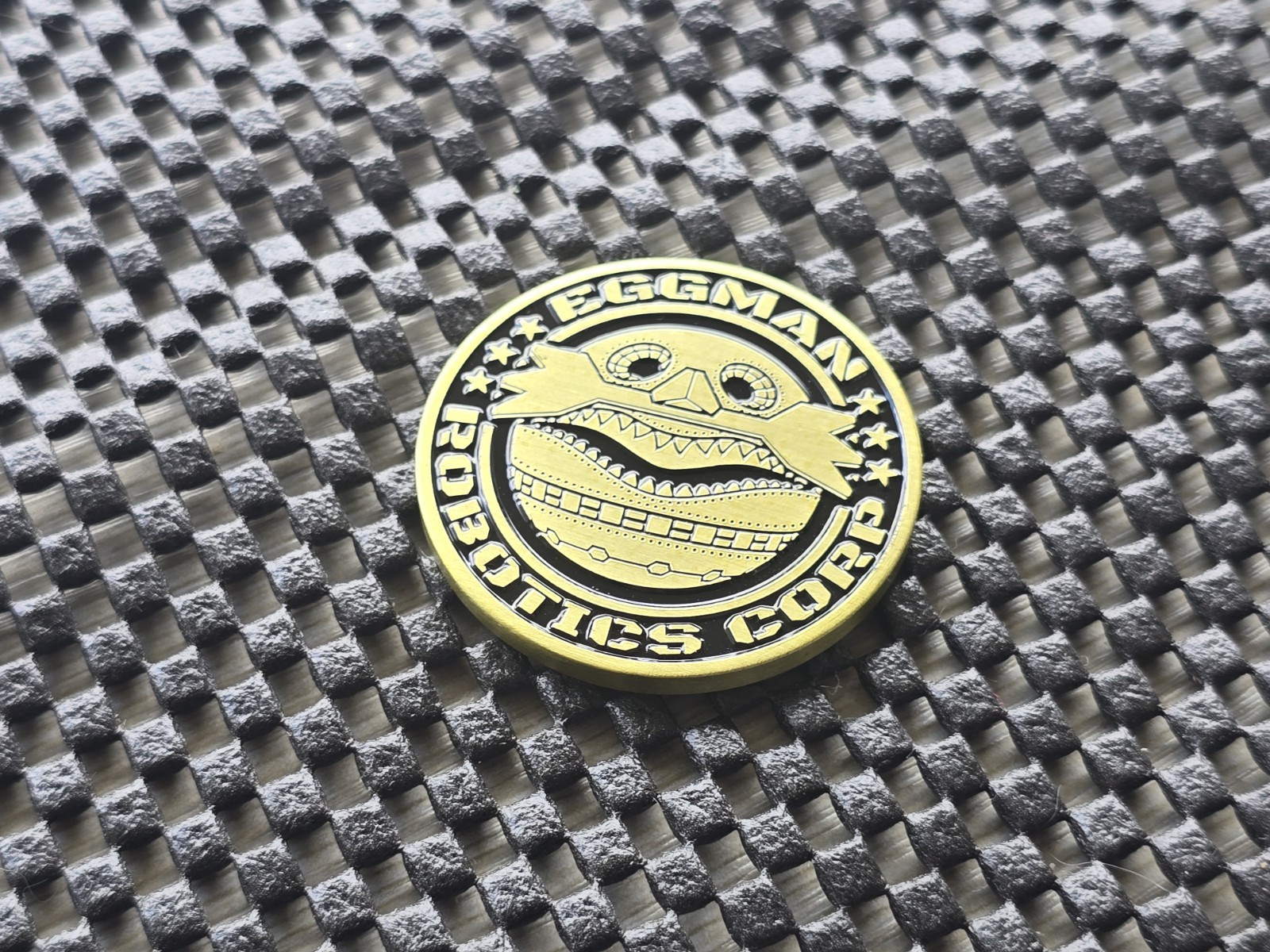Robotnik Sonic Sega Shop UK Coin Medal Exclusive Rare Promo GENESIS SATURN CD 32