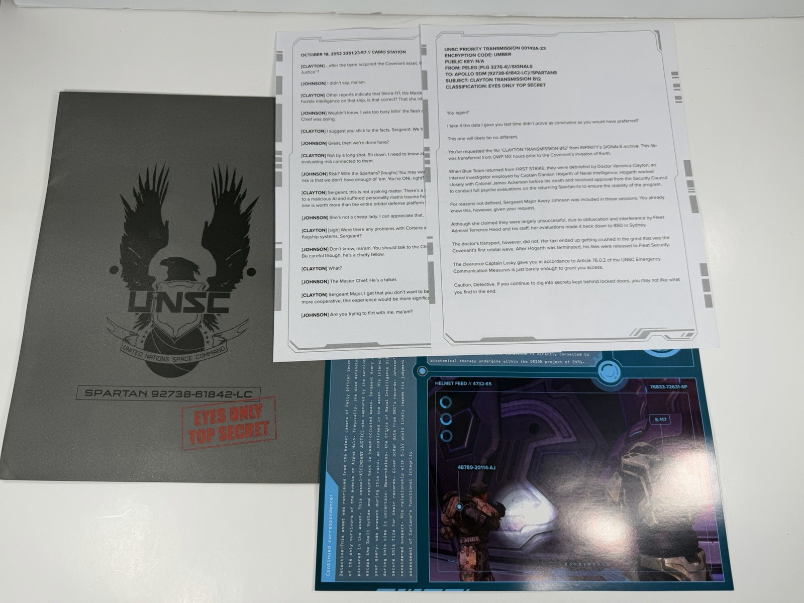 Halo Legendary Loot Crate LETS GET TACTICAL Halo Icons Johnson 100% Complete