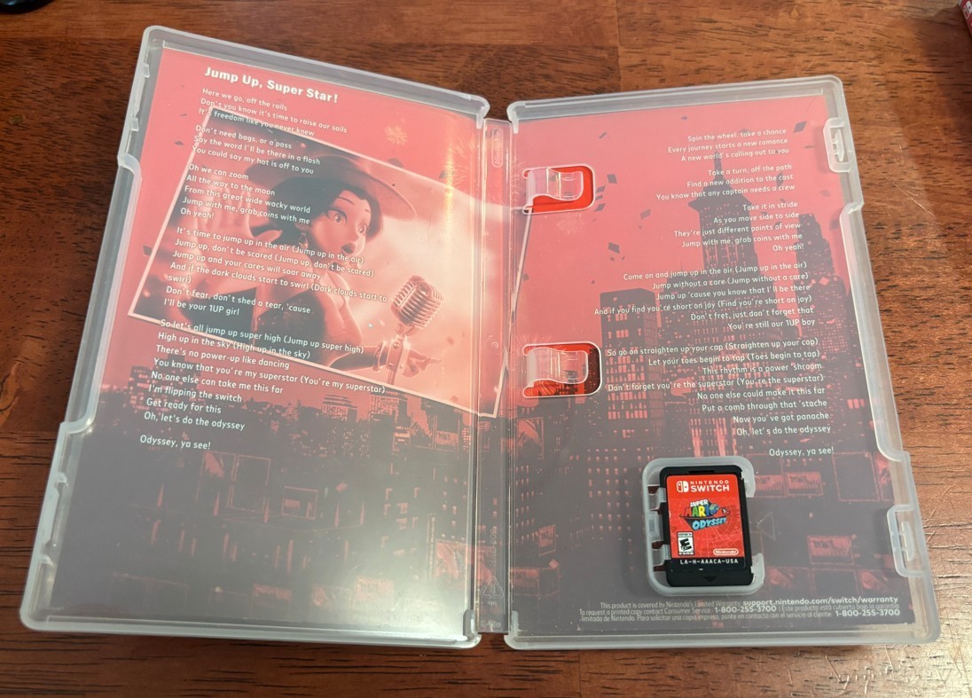 Super Mario Odyssey – Nintendo Switch *Tested / Works*