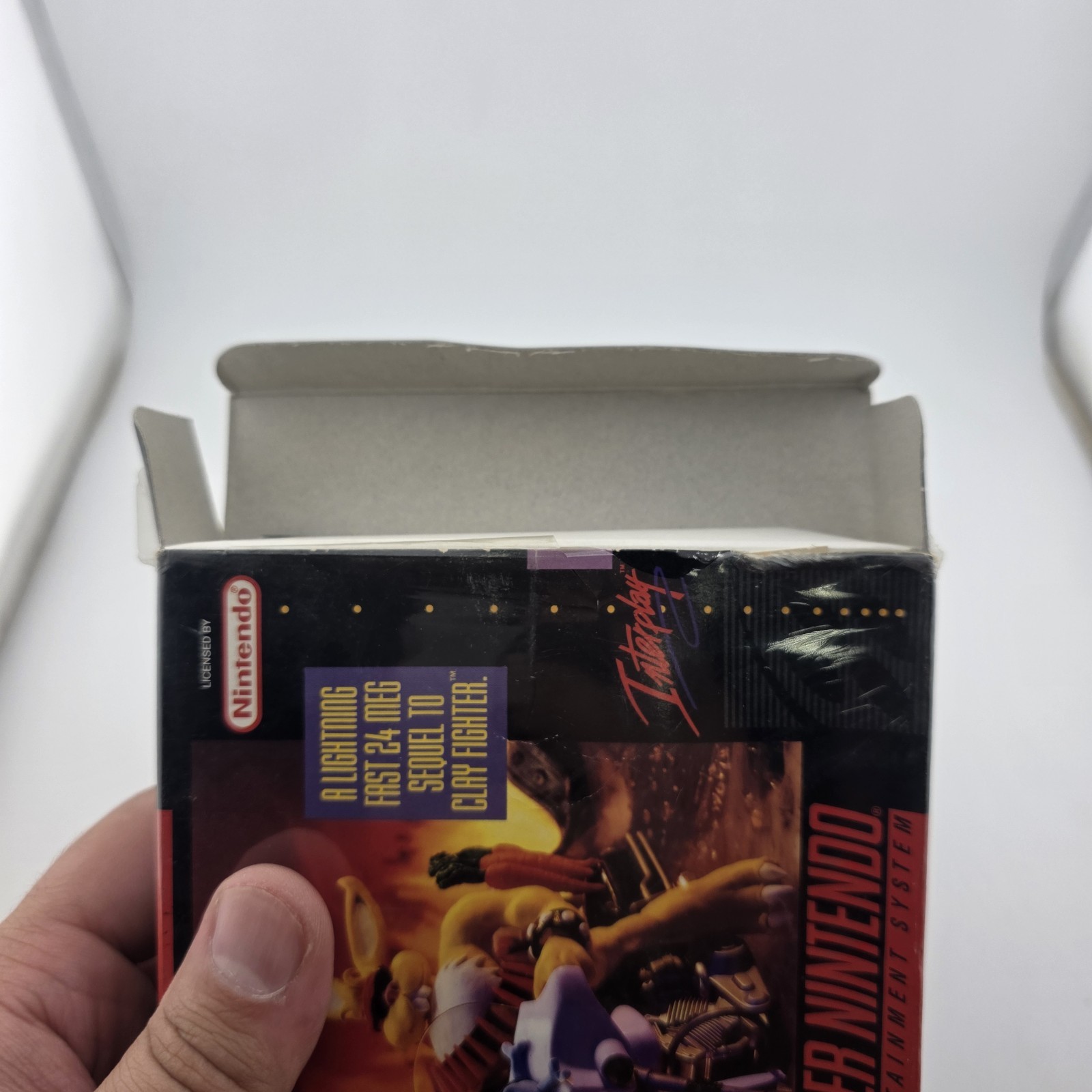 Clay Fighter 2 – Box With Reg Card – Super Nintendo Snes – Shrink (No Game)