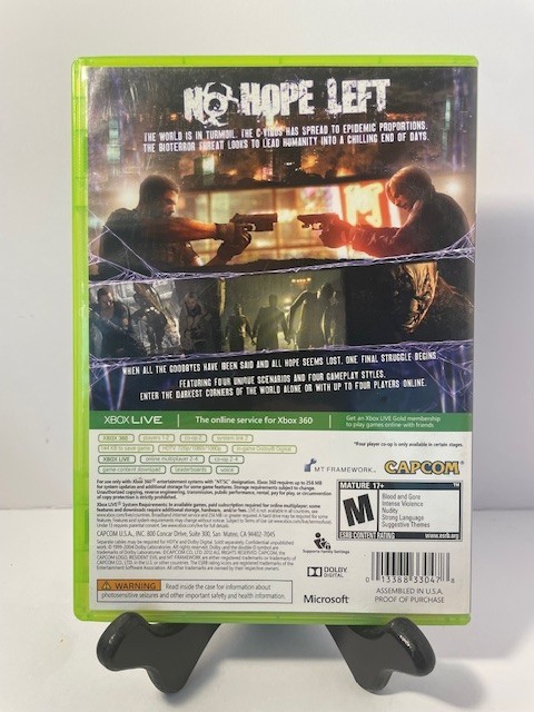 Resident Evil 6 (Microsoft Xbox 360) w/Man Tested Works
