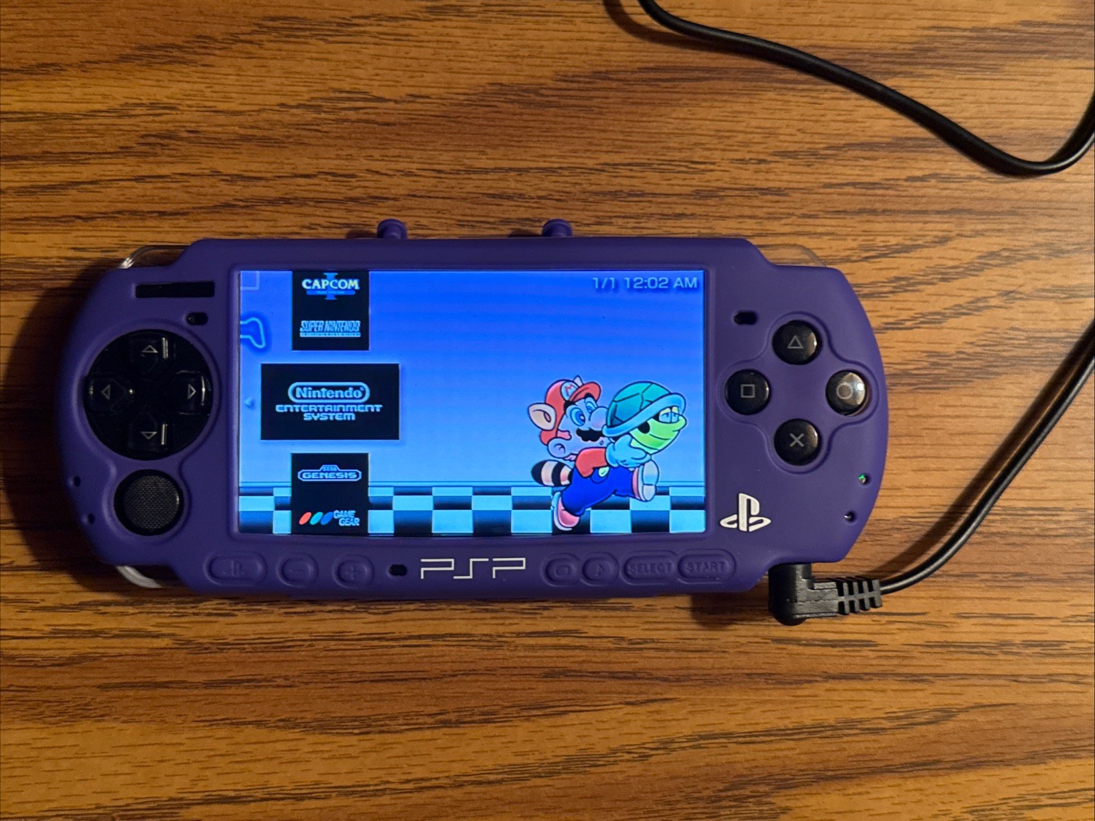 Sony PSP-2001 Handheld Console w Games, Case, 64 GB & Charger Tested Plz Read