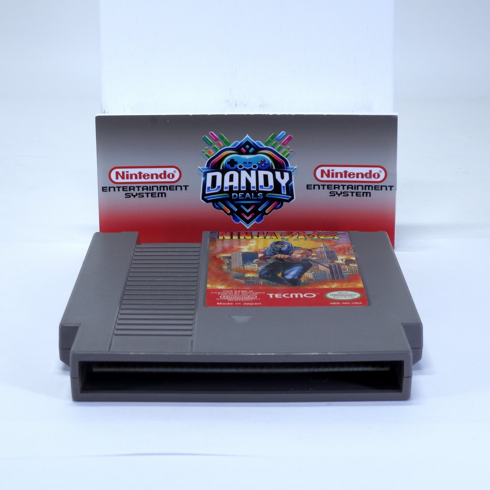 Ninja Gaiden W/ Replacement Case – Tested – NES