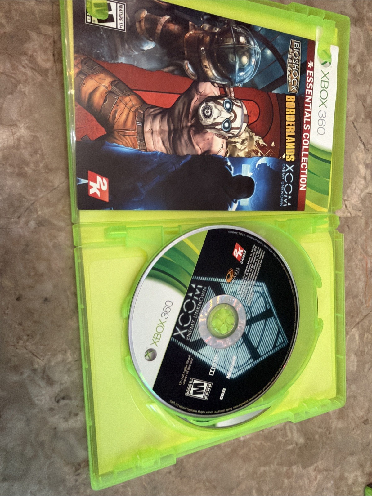 2K Essentials Collection Microsoft Xbox 360 CIB MINT Bioshock Borderlands XCOM