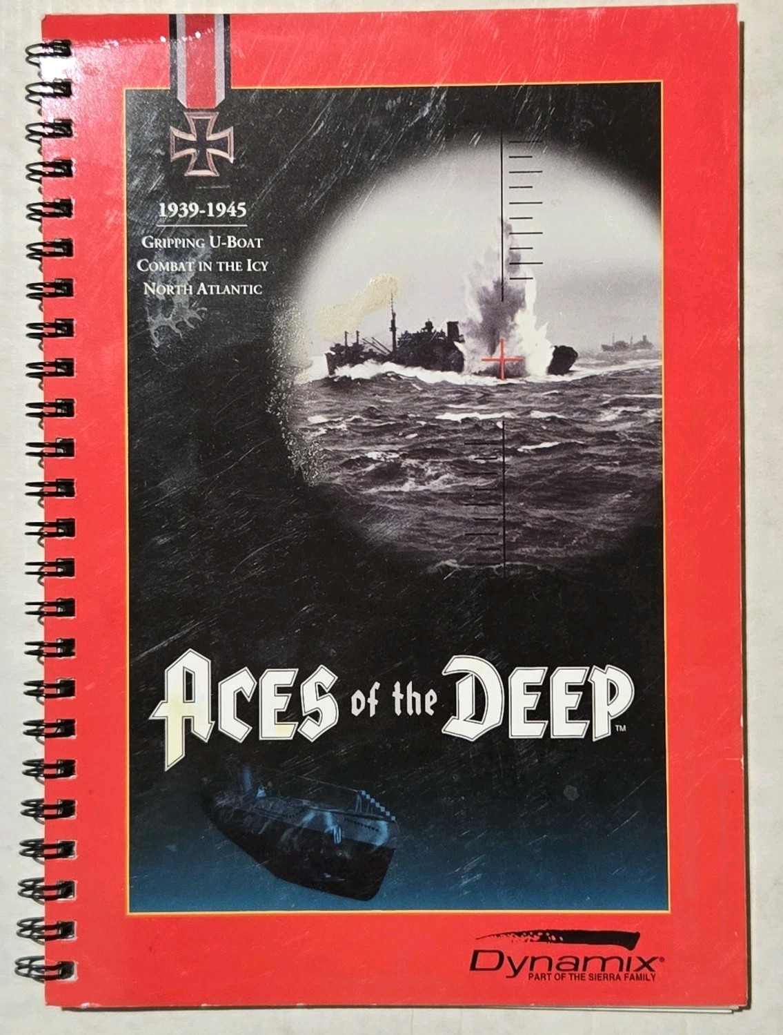 1995 Command Aces of the Deep Big Box PC CIB + Expansion Pack (Manual Only)