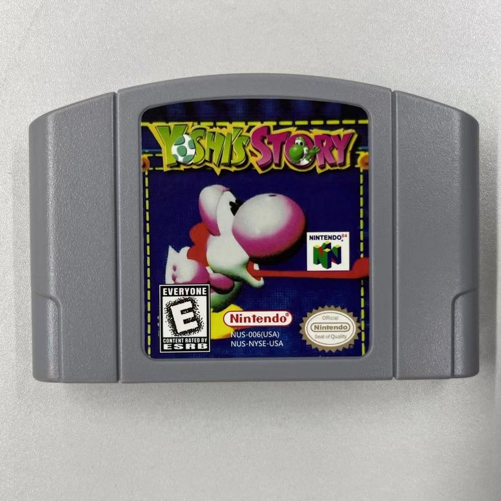 Yoshi`s Story – Nintendo 64 (N64) Fully functional Vintage cartridge