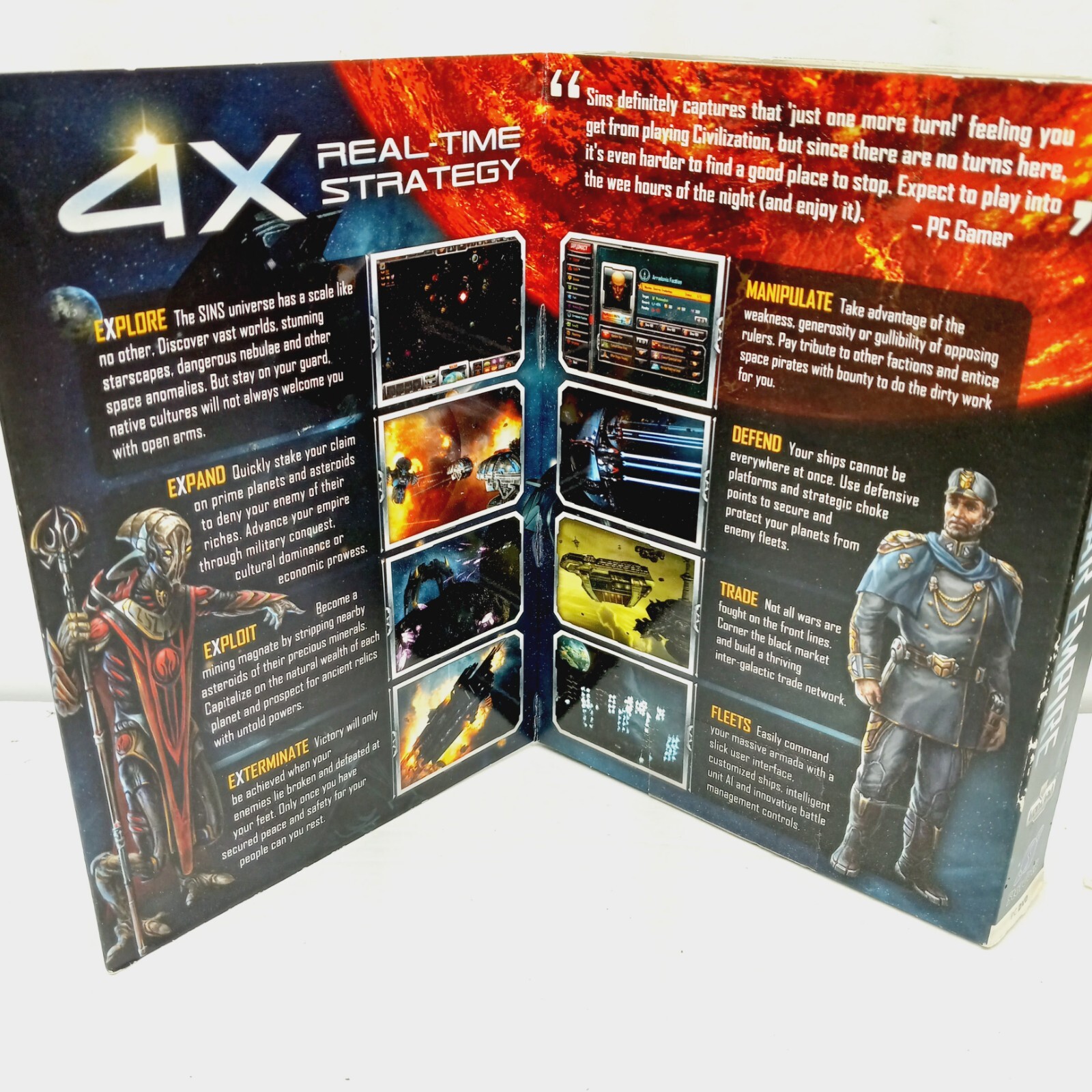 Sins Of A Solar Empire (PC Game 2008) W/Original Booklet And Cardboard Sleeve