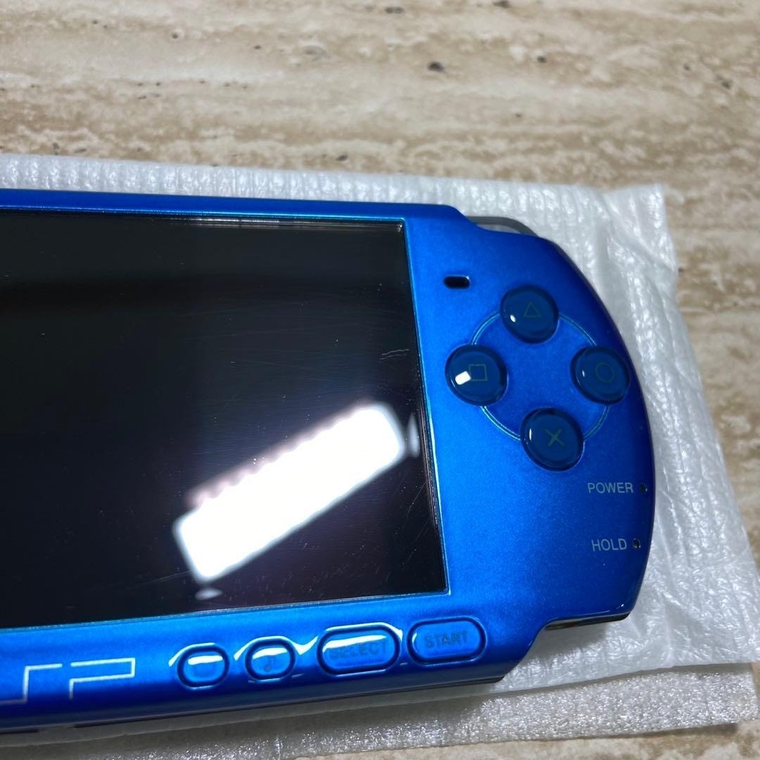Sony PSP 3000 Vibrant Blue Complete in Box Excellent Condition 7085