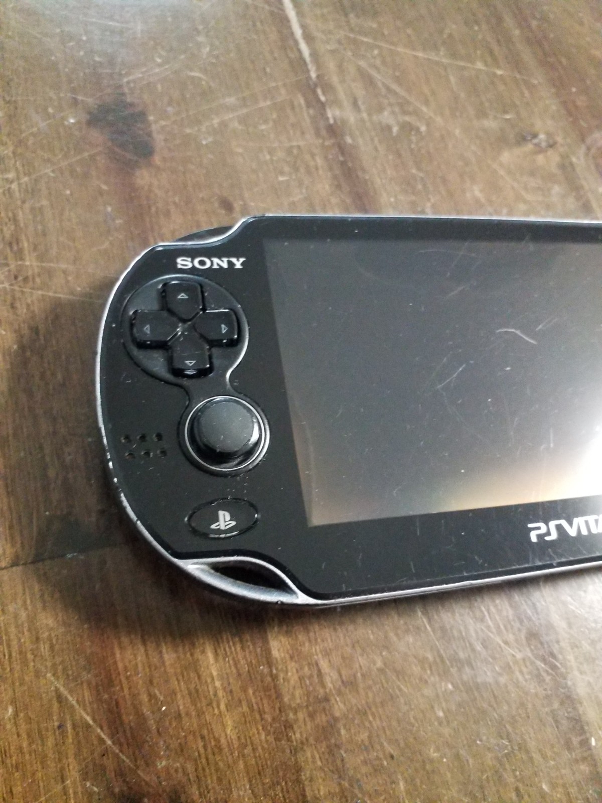 Sony PlayStation Vita PS Vita PCH-1001 OLED Console Black AS-IS FOR REPAIR ONLY