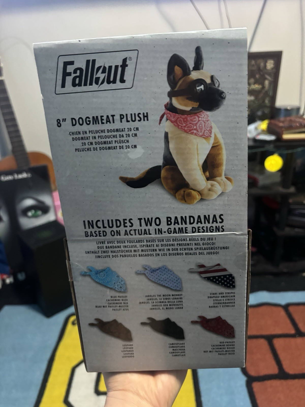 Fallout Dogmeat Plush Doll Includes Two Bandanas Fallout 4