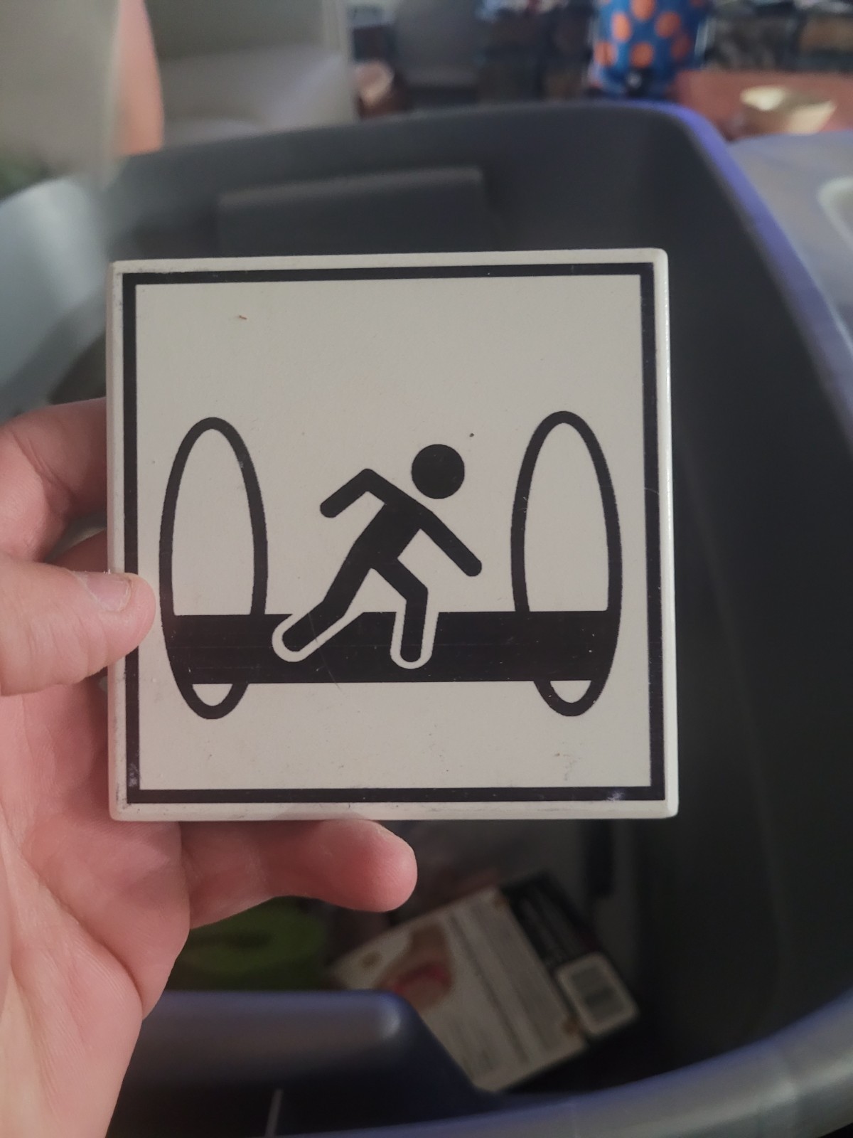 Portal Coasters from Xbox Game (White and Black)