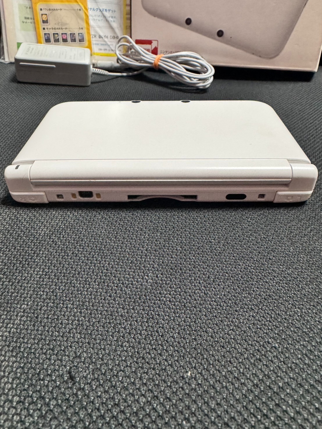 Nintendo 3DS XL LL Console, 32GB SD Card, Box, Instruction Manual, AR Cards, Tou