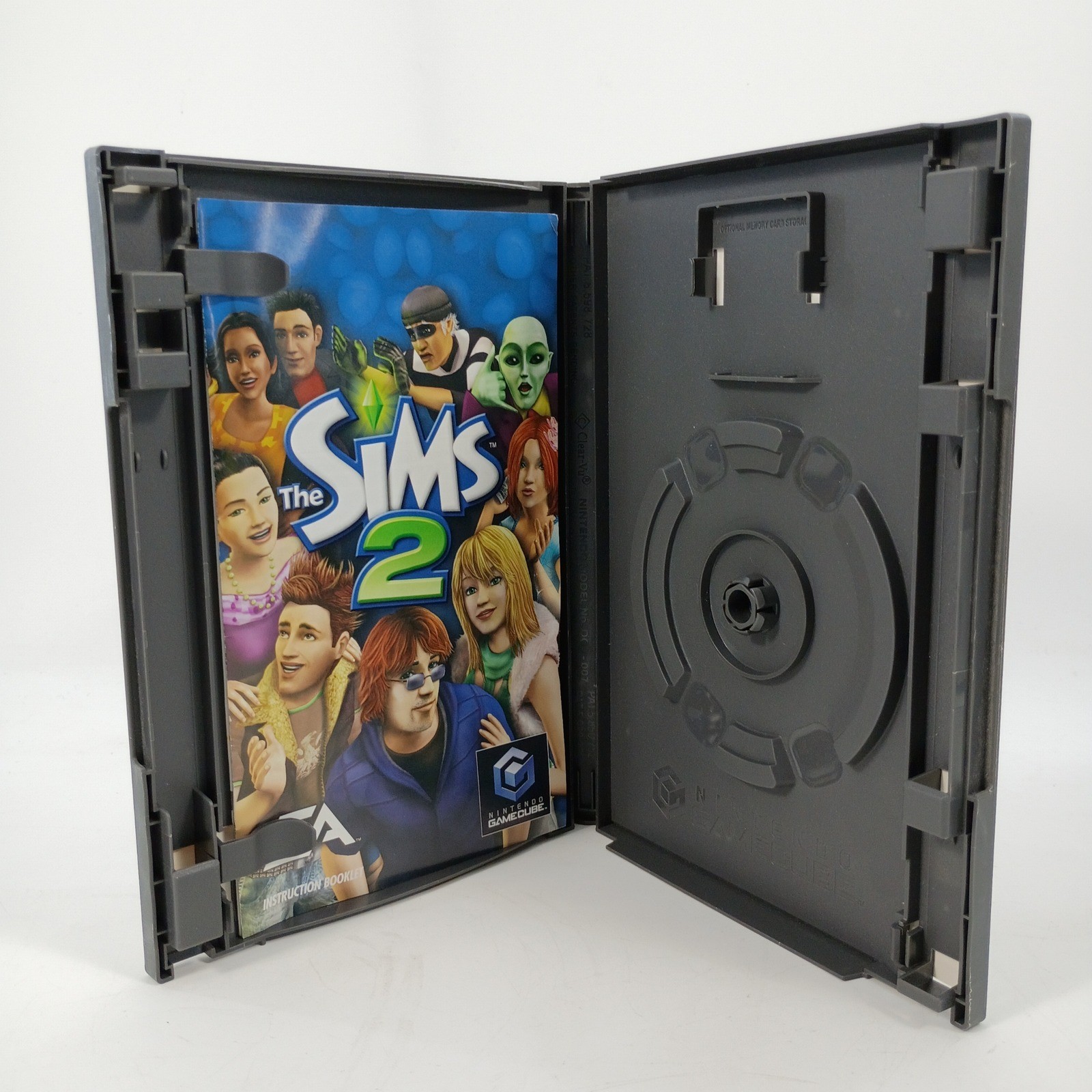 The Sims 2 Nintendo GameCube 2005 Life Simulation Video Game Case & Manual ONLY