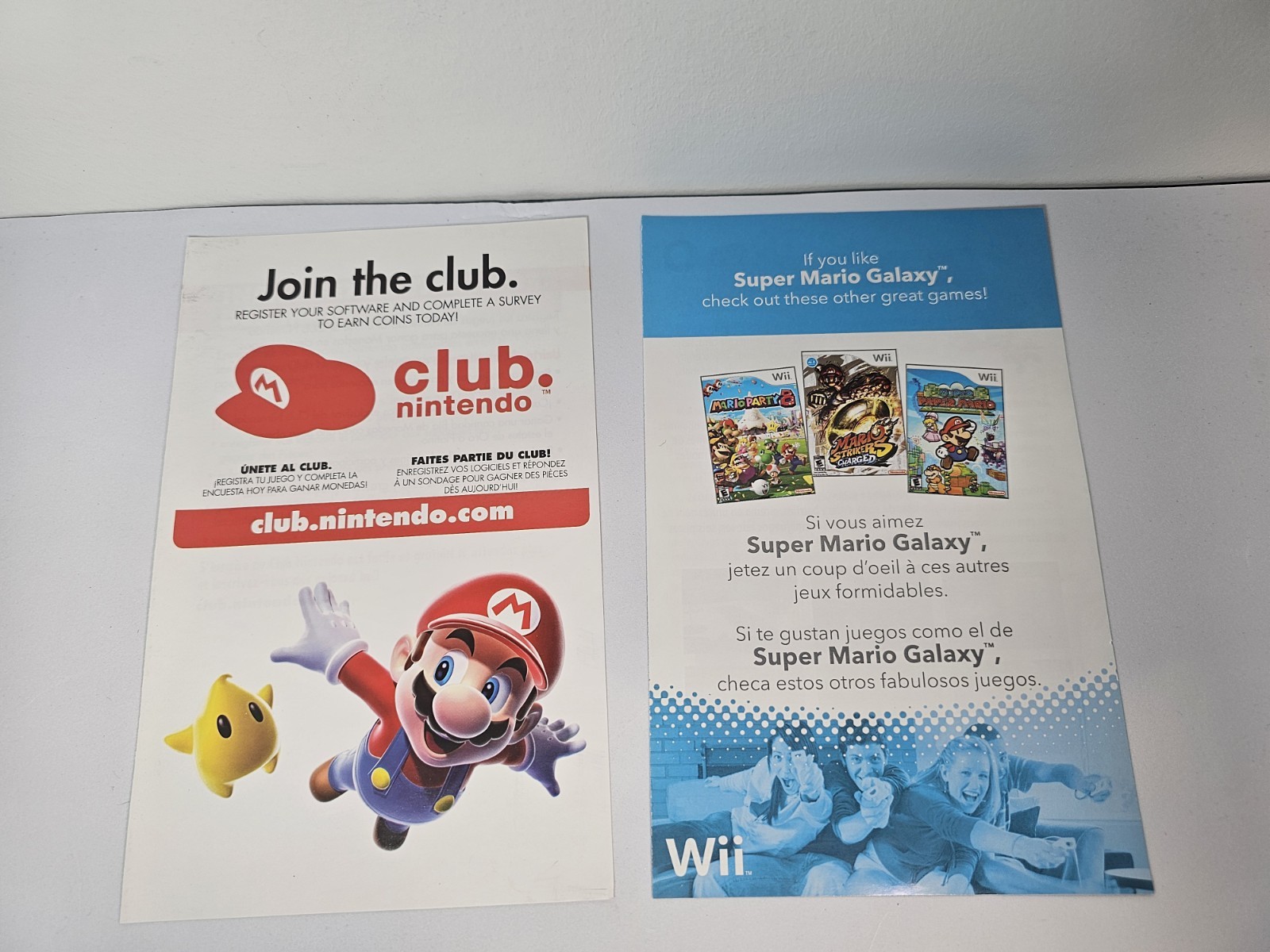 Super Mario Galaxy (Nintendo Wii, 2007) CiB