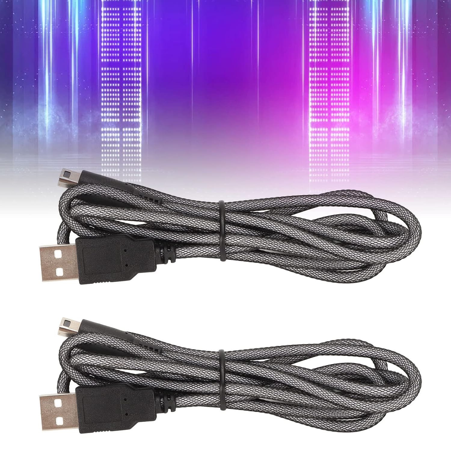 Charge While Playing! 5ft 2PCS 3DS USB Cable for Ultimate Gaming Experience