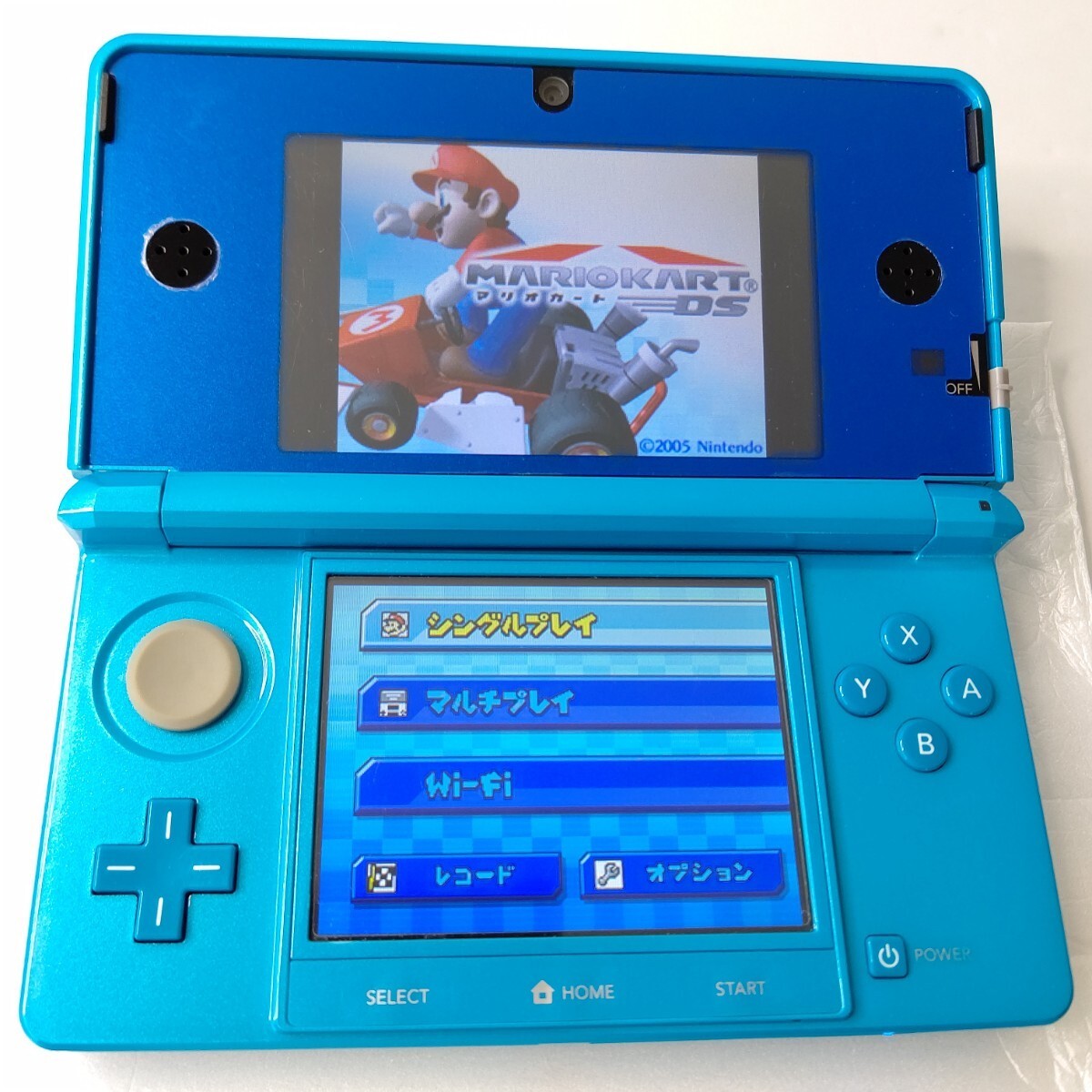 Nintendo CTR-001 Light Blue Nintendo 3DS Complete Mint JAPAN