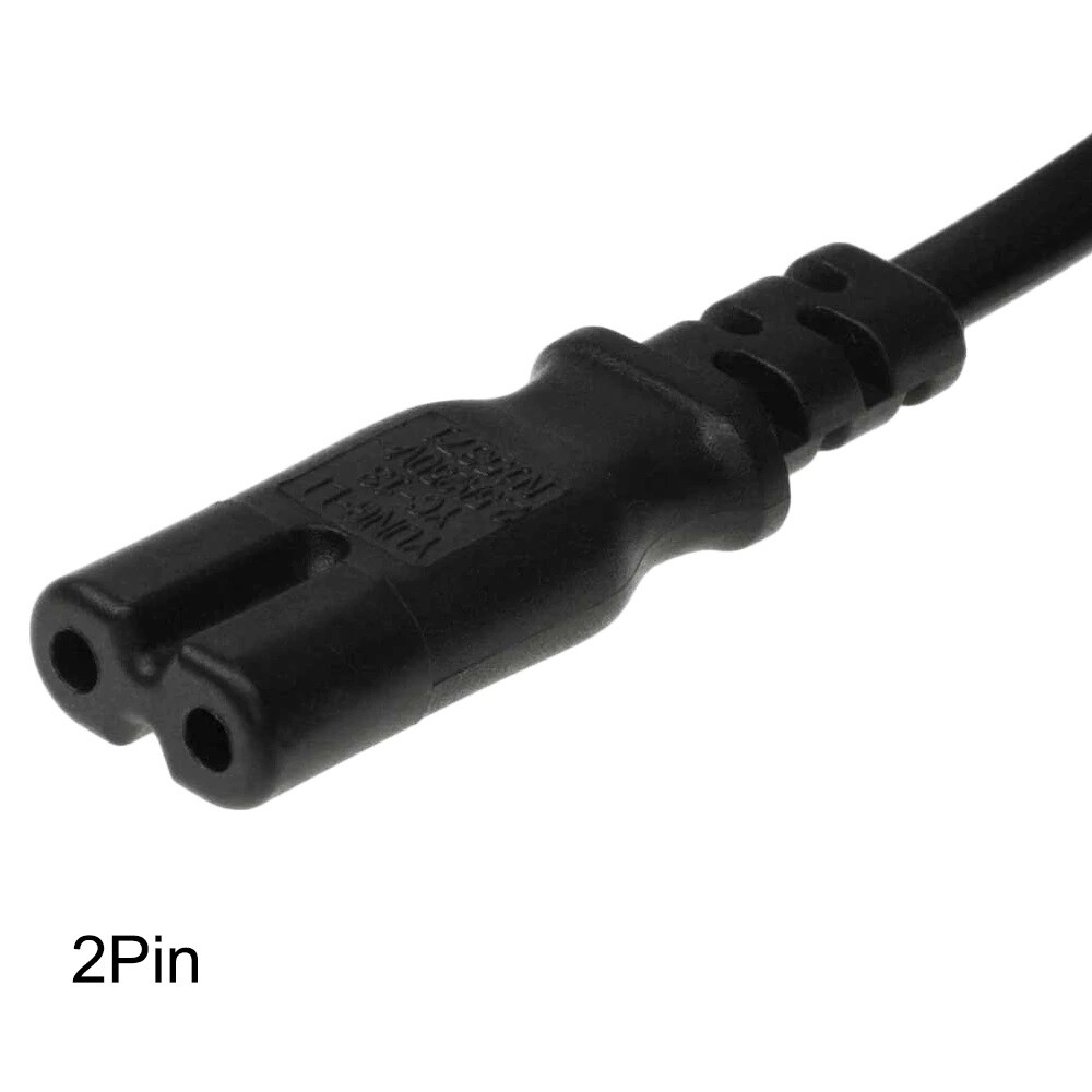 Replacement AC Power Cord for PS3 / PS4 Consoles 1.5m 5ft