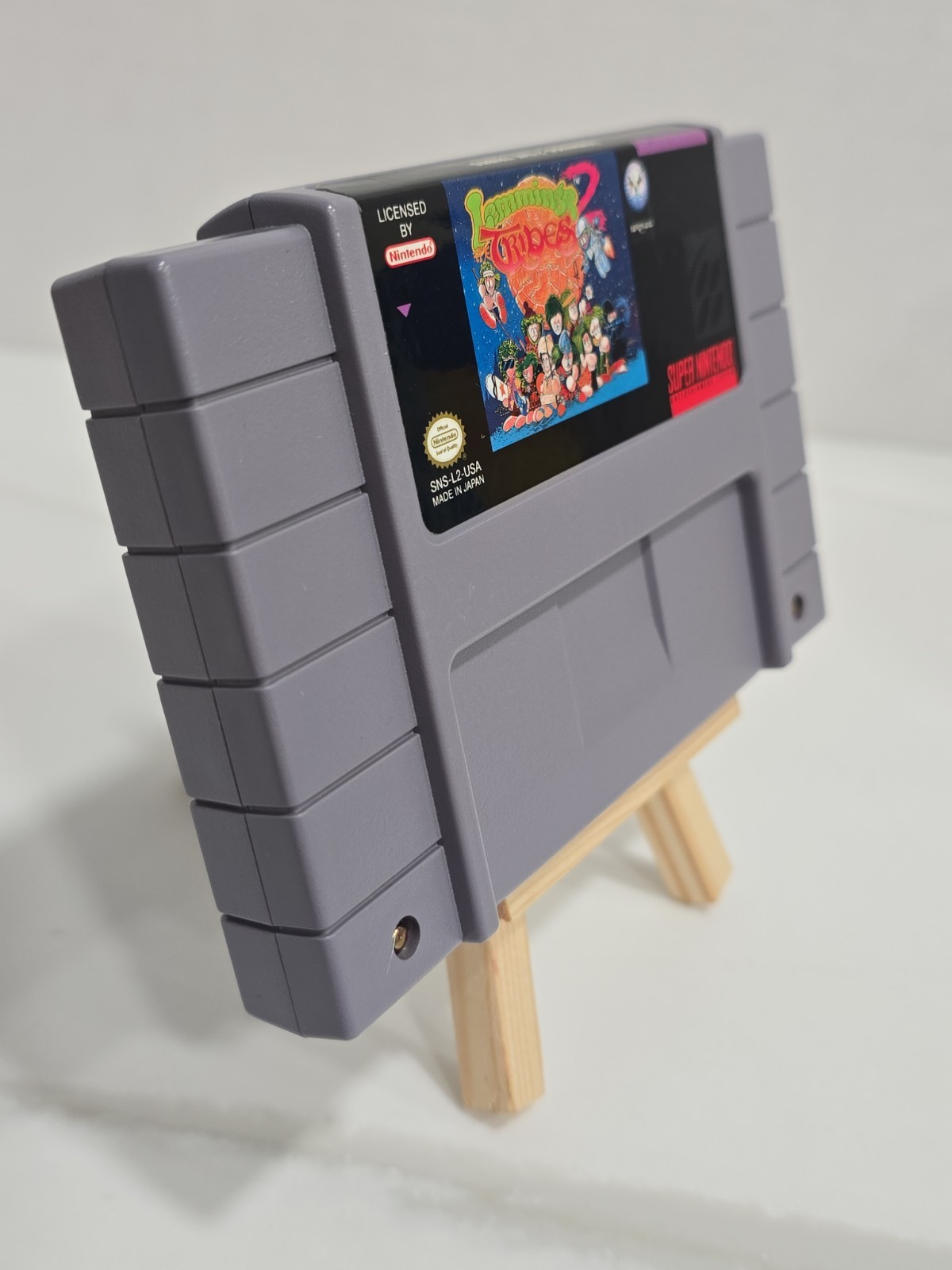 Lemmings 2: The Tribes Super Nintendo SNES Authentic Cartridge w/ Dust Cover VGC