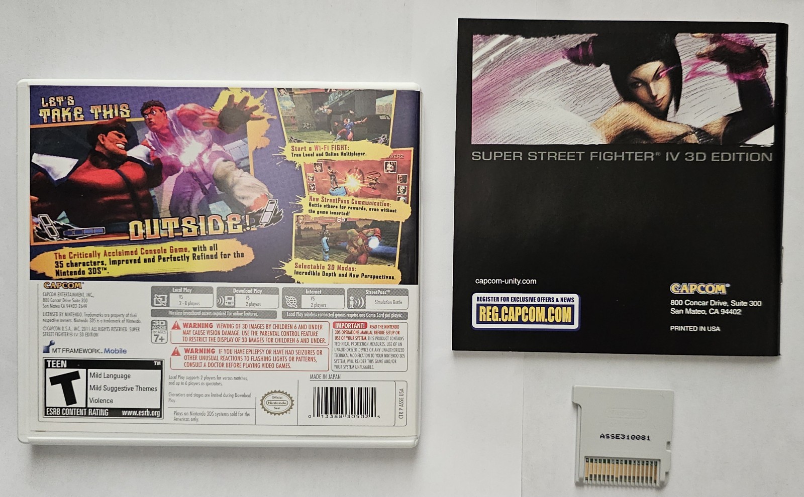 Super Street Fighter IV 3D Edition Nintendo 3DS CIB