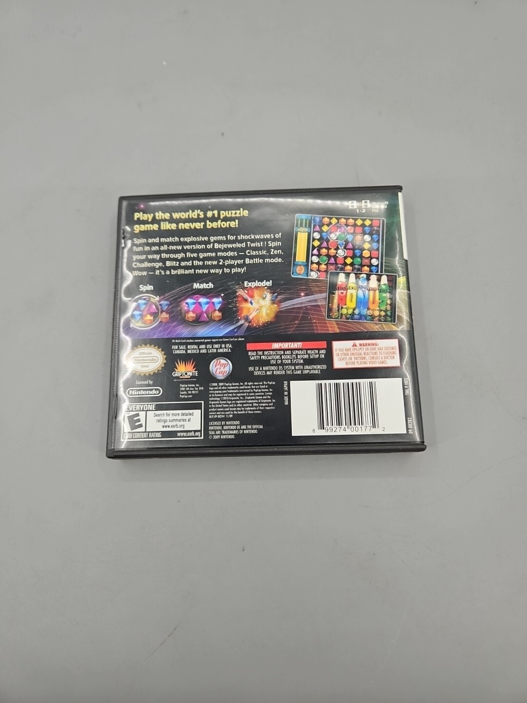 Bejeweled Twist for Nintendo DS