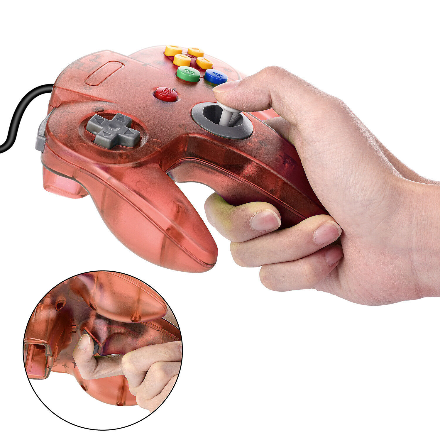N65 Gamepad For Nintendo 64 Joystick N64 USB Controller For PC MAC Raspberry Pi