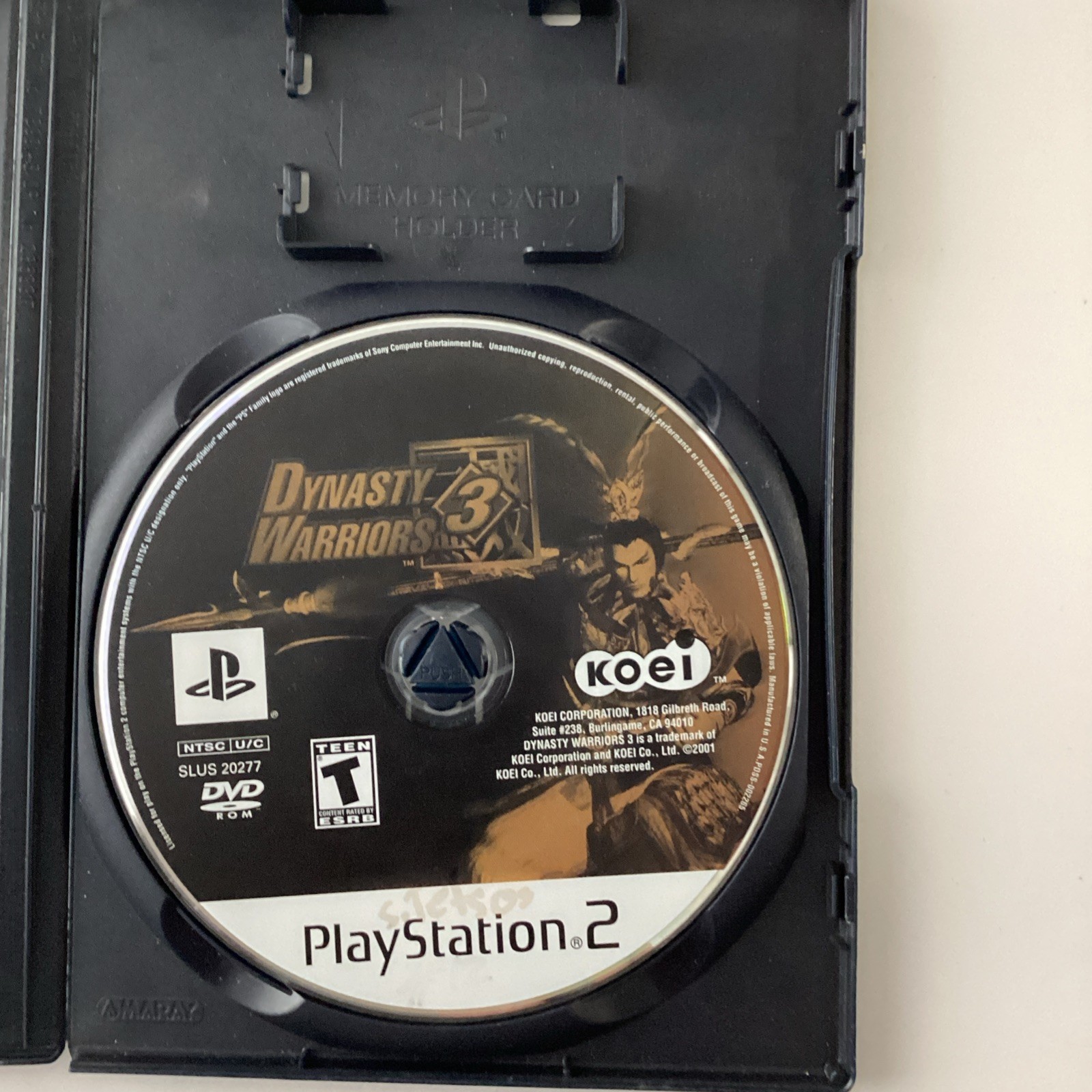 Dynasty Warriors 3 (Sony PlayStation 2, 2001)