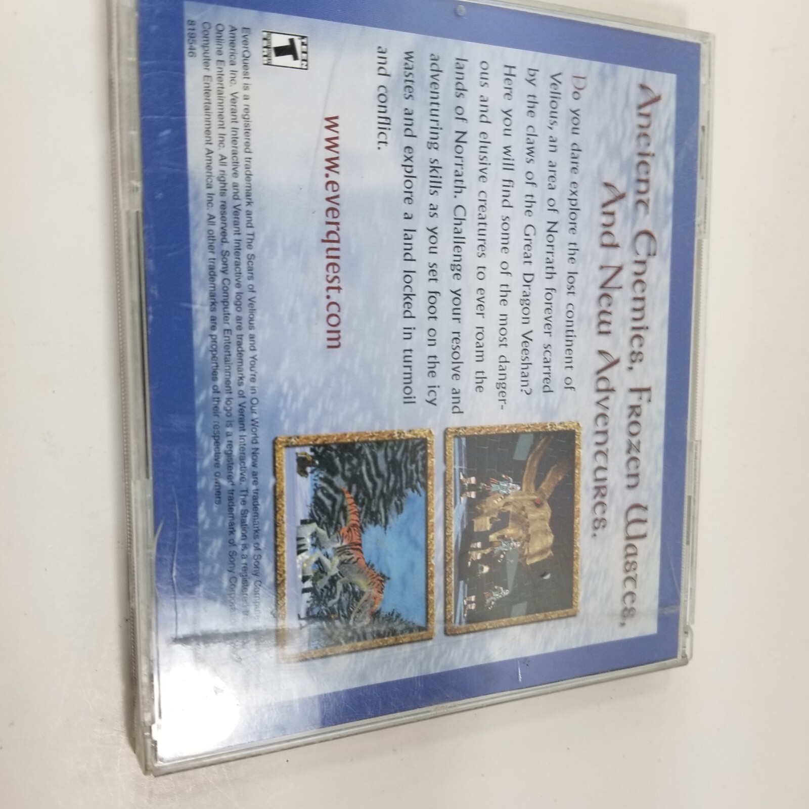 EverQuest The Scars of Velious PC CD-Rom Game RPG