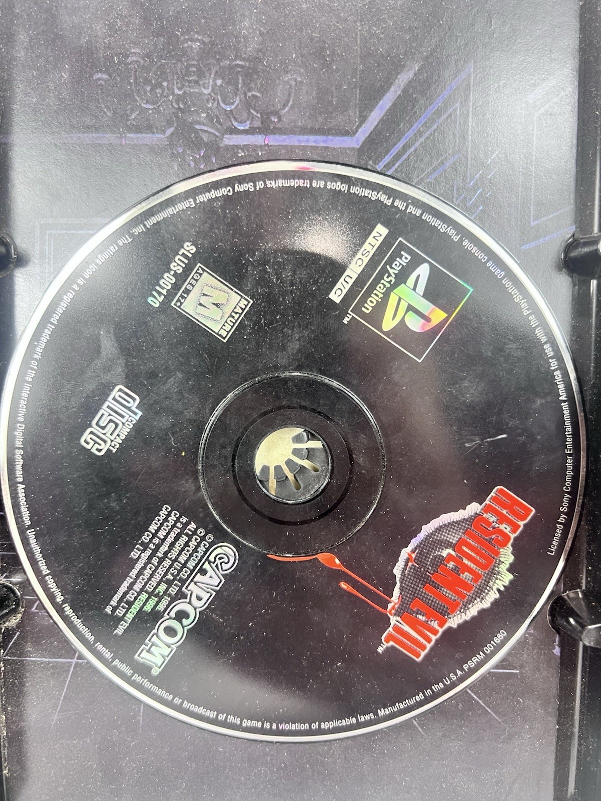 Resident Evil (Sony PlayStation 1, 1996) Long Box CIB With Registration Card
