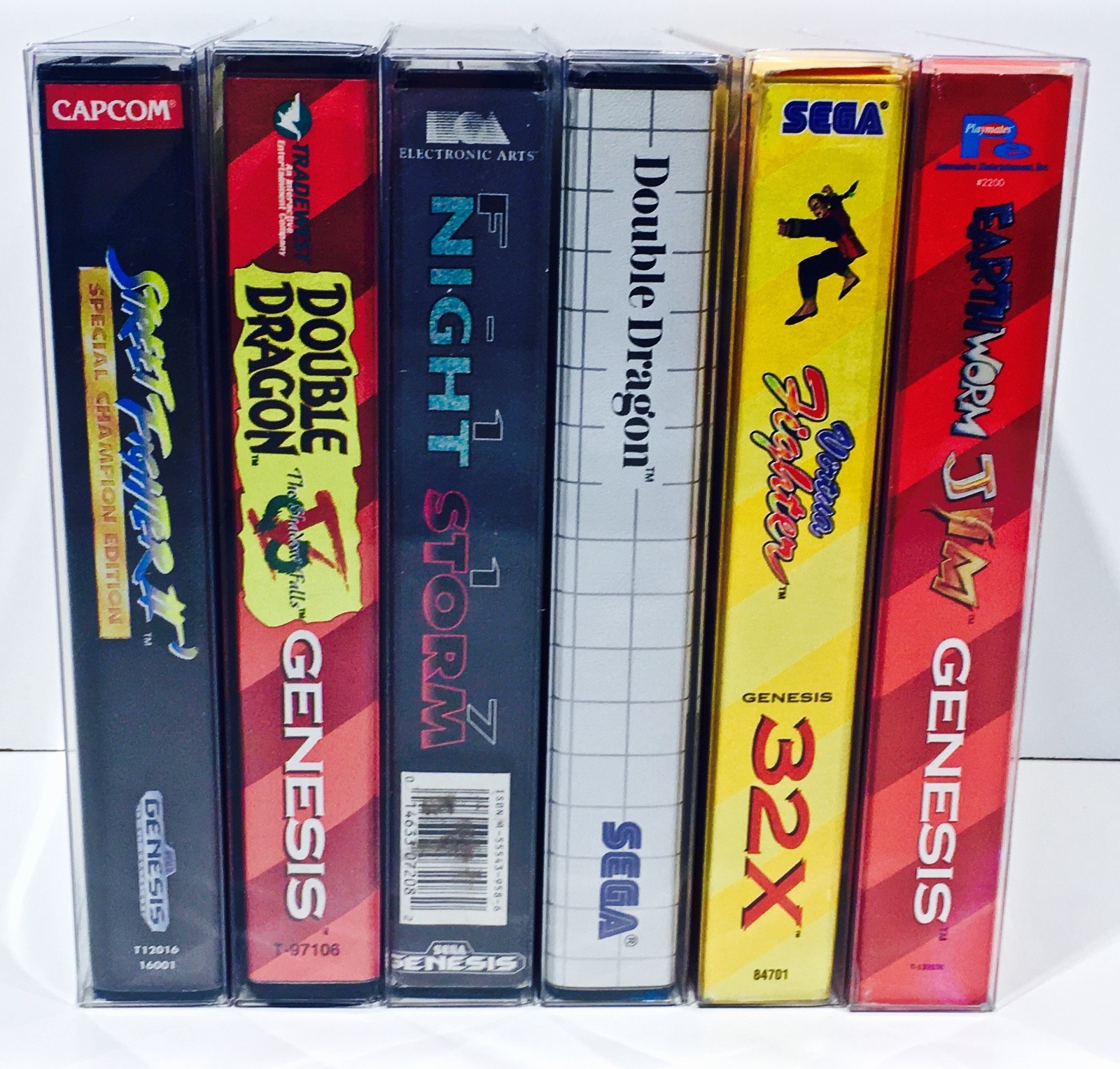 25 Box Protectors For SEGA GENESIS / MASTER / 32X Video Game Boxes Display CIB