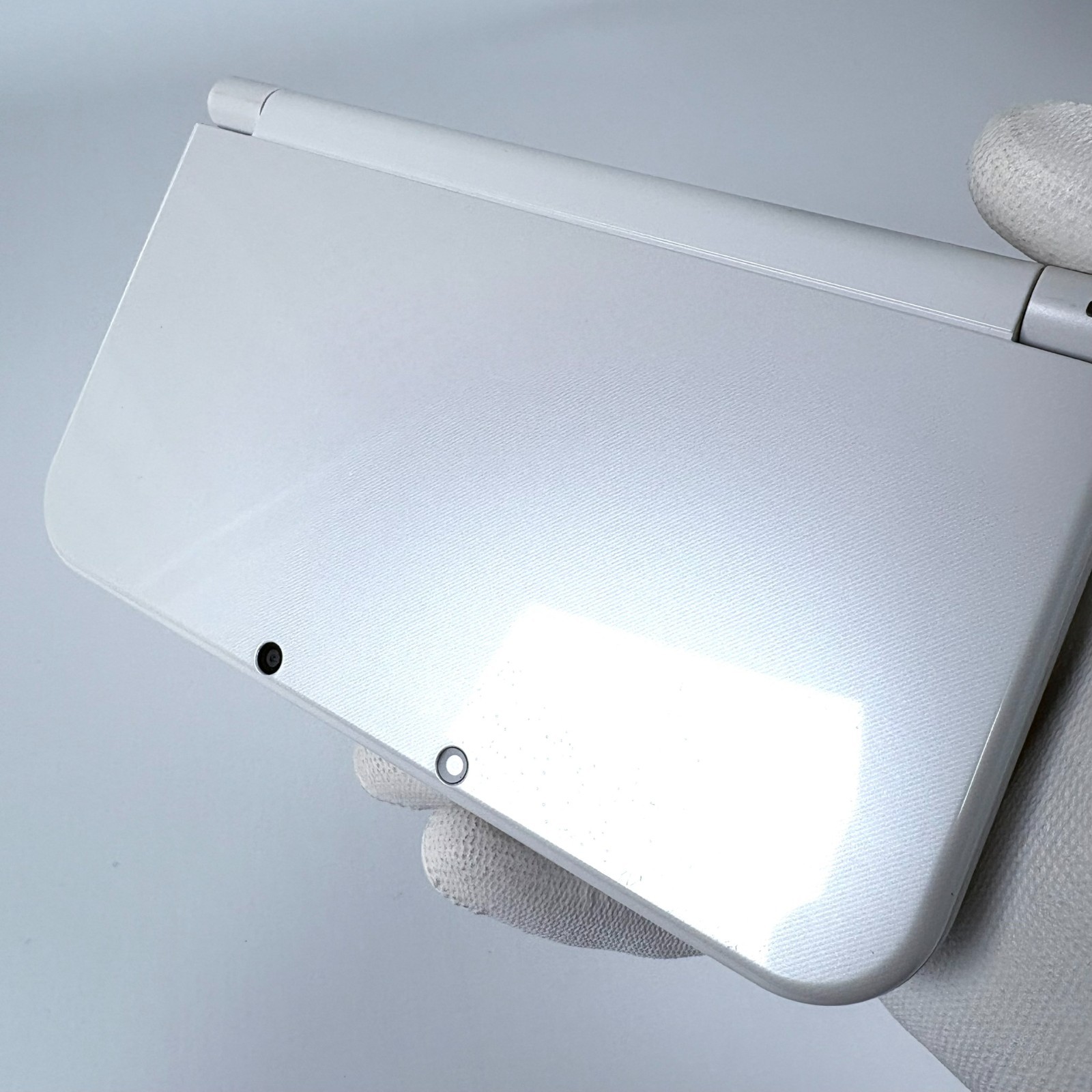 [Bottom IPS] new Nintendo 3DS XL LL Pearl White NTSC-J Japan [Excellent]