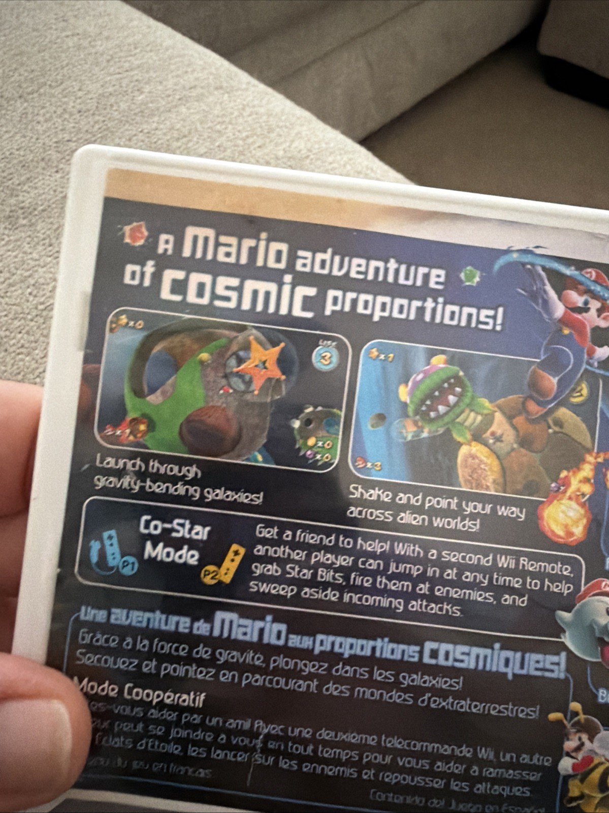 Super Mario Galaxy Nintendo Wii – No Manual Tested READ