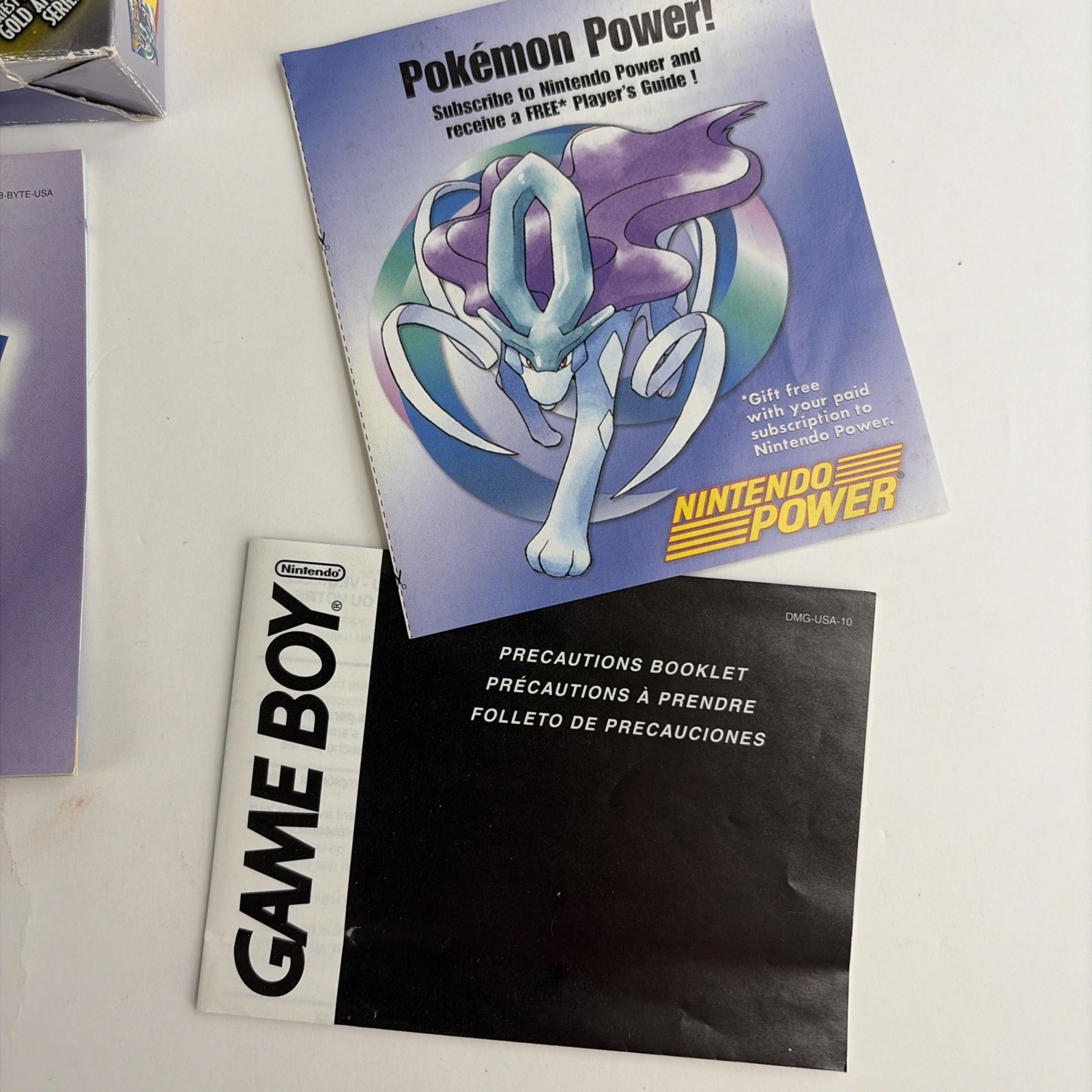 Pokemon Crystal Version Complete Box MISPRINT Authentic CIB Game Boy Color