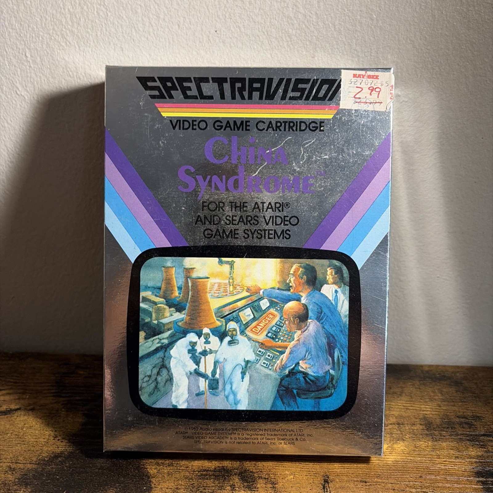 China Syndrome for Atari 2600 Complete In Box CIB Great Shape Tested