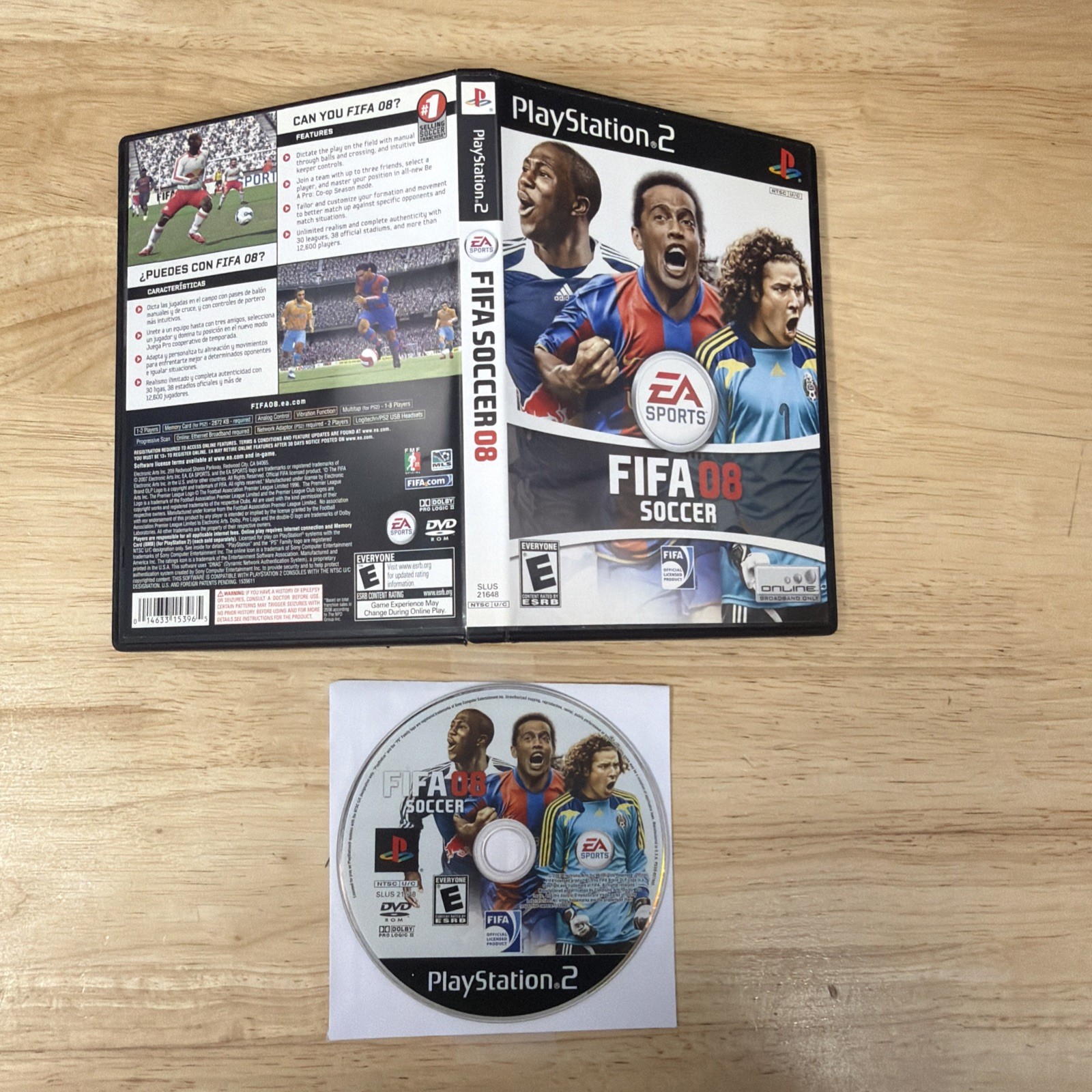 FIFA Soccer 08 Sony PS2 CB Generic Case Tested Working