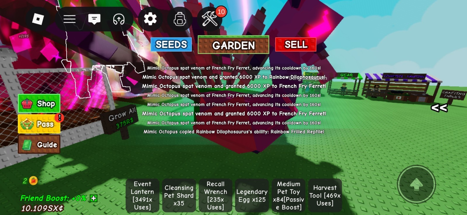 ✅(CHEAPEST)🔥39kg SEMI HUGE NIGHTMARE PEACOCK 39+KG AGE 100🌈 GROW A GARDEN🪴 🚀