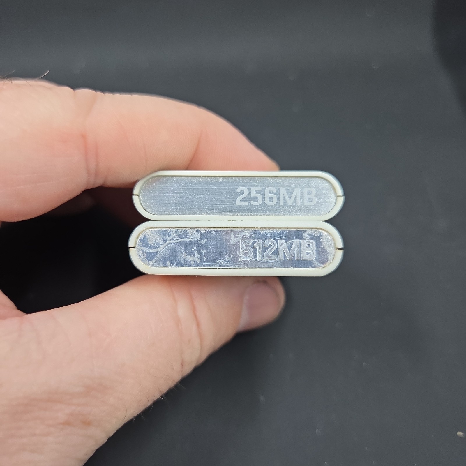 Genuine OEM Microsoft Xbox 360 512MB + 256MB Memory Unit Storage Cards *Tested*