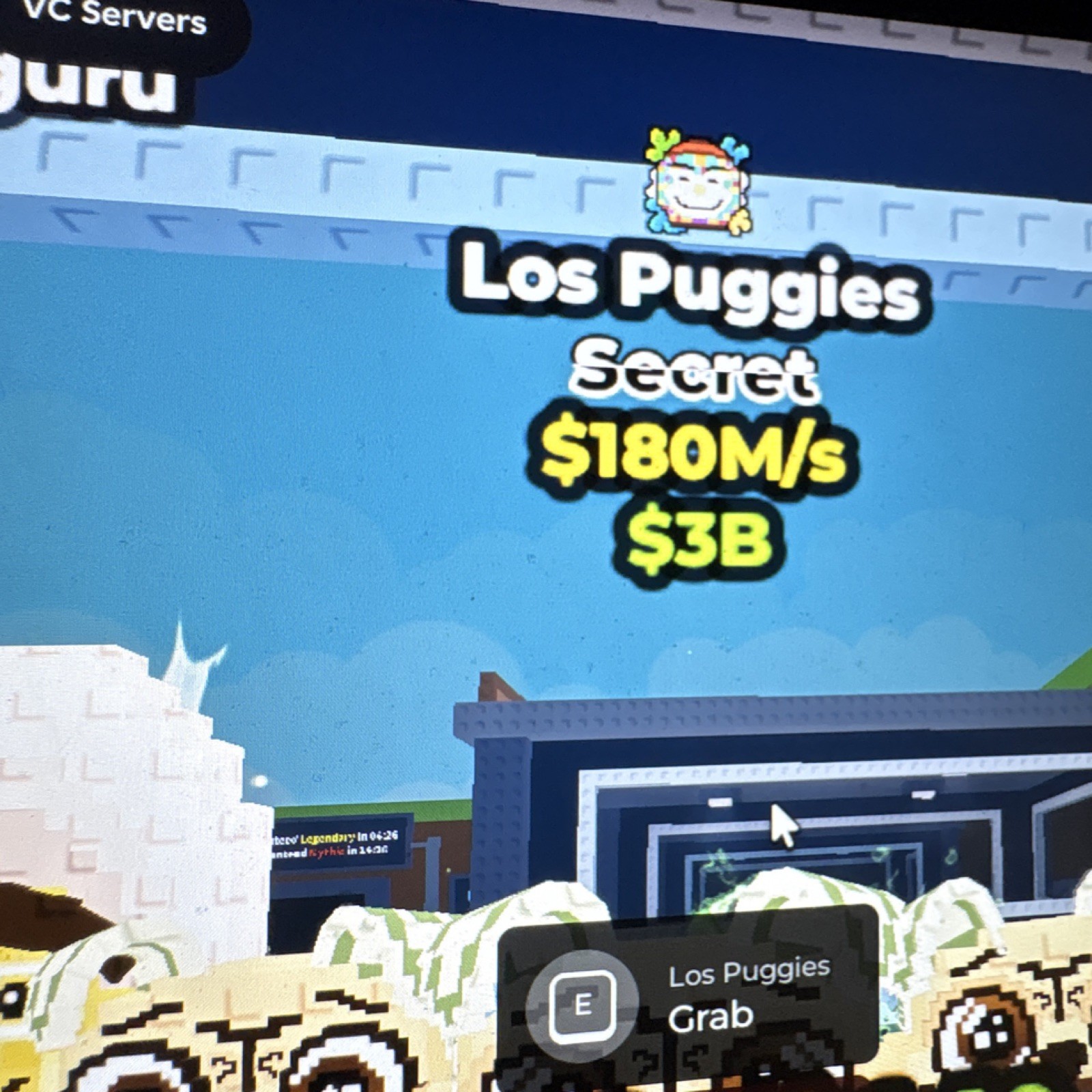 Los Puggies Secret In-Game Item Screenshot Digital Collectible $180M/s $3B