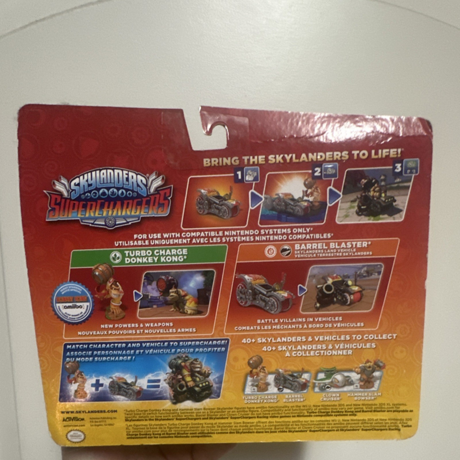Activision Skylanders Superchargers Donkey Kong Turbo Charge Barrel Blaster