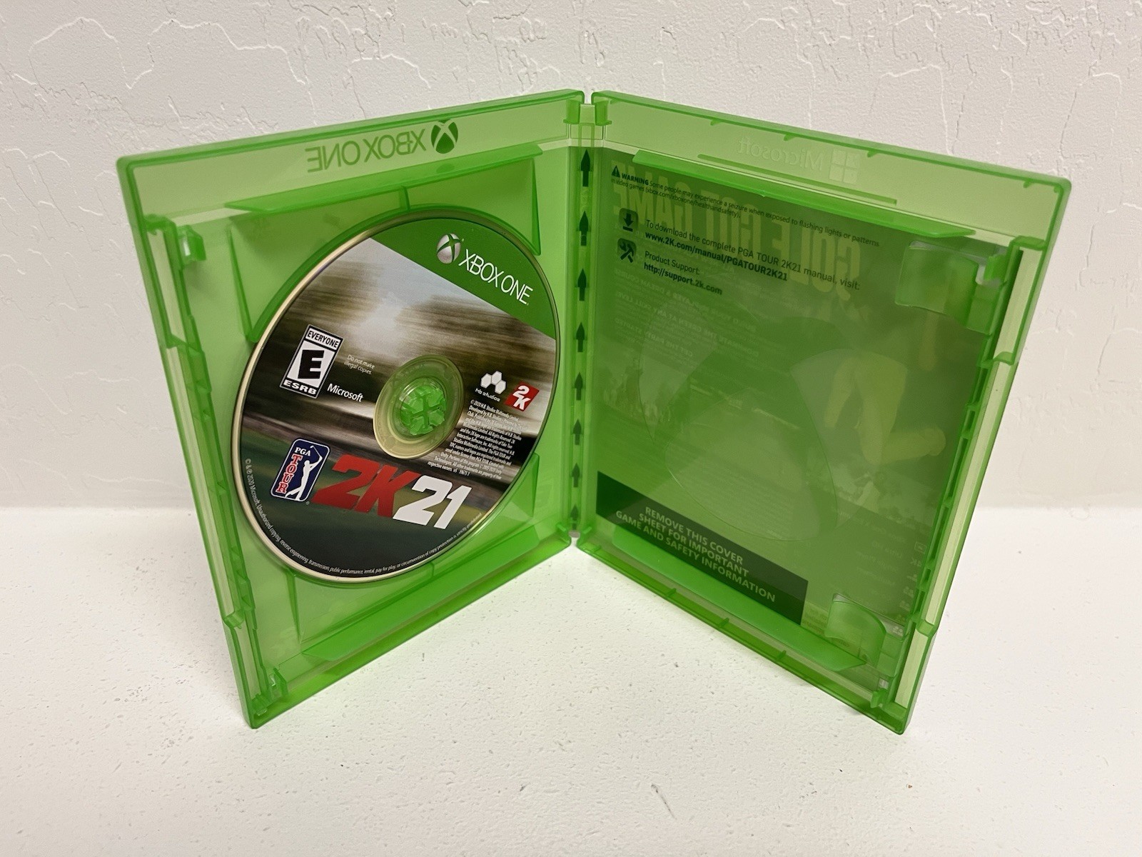 PGA Tour 2K21 – Microsoft Xbox One Clean Tested Condition Works Great