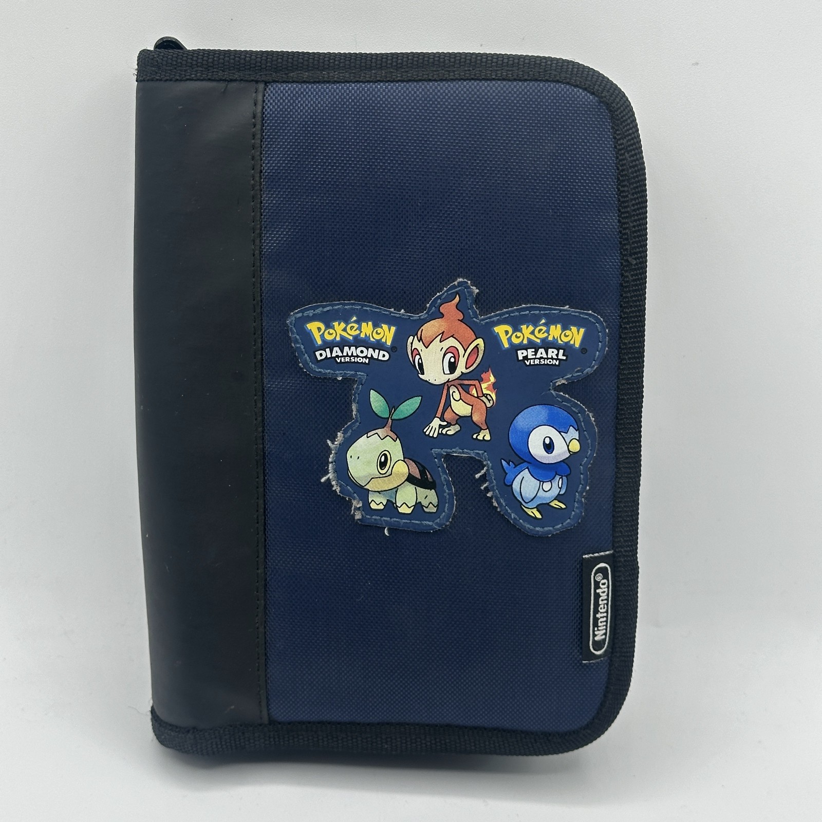 Pokemon Diamond And Pokemon Pearl Genuine Nintendo DS Case Blue Canvas