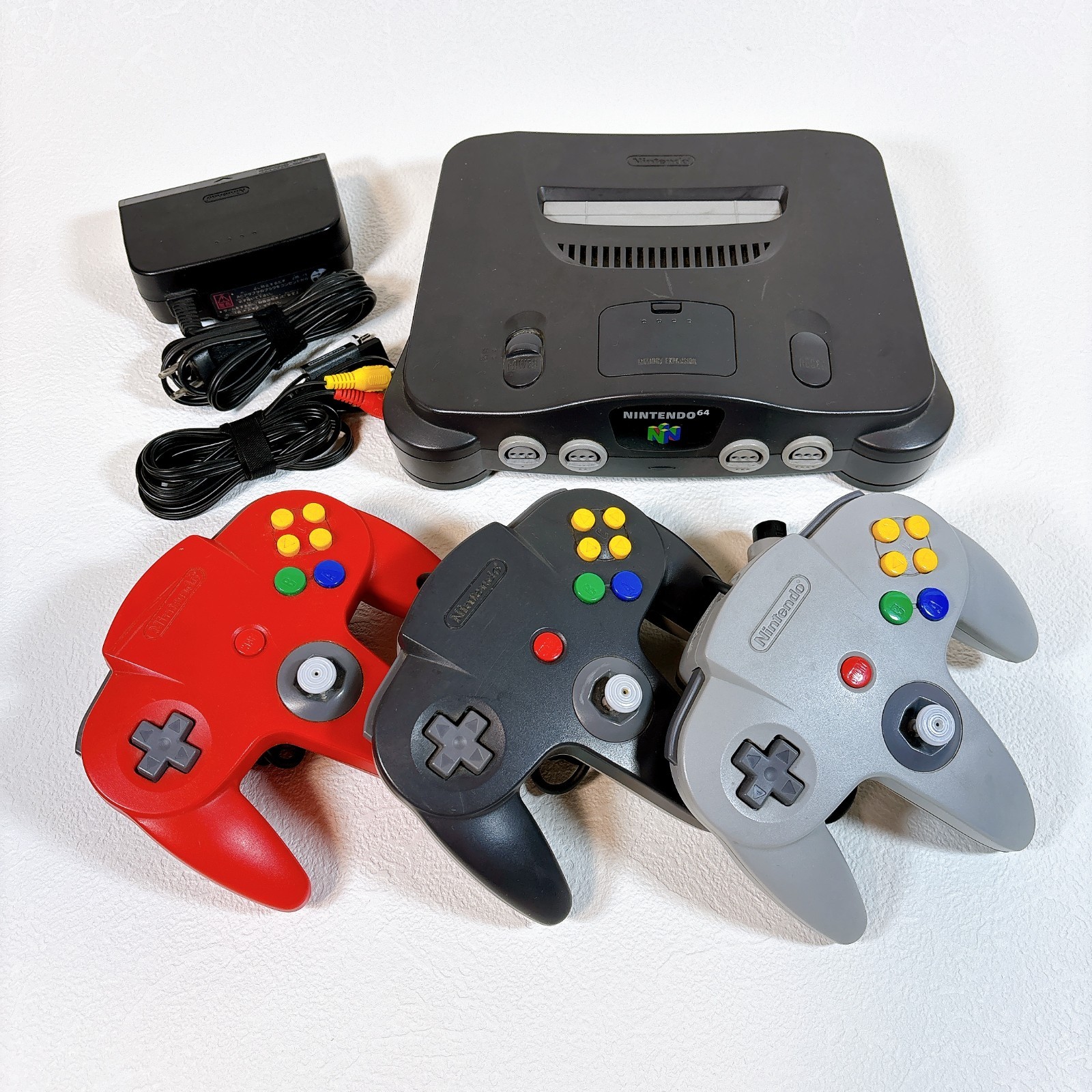 Nintendo 64 N64 NTSC-J Console Choose Controller Bundle 1-4 Japanese Tested