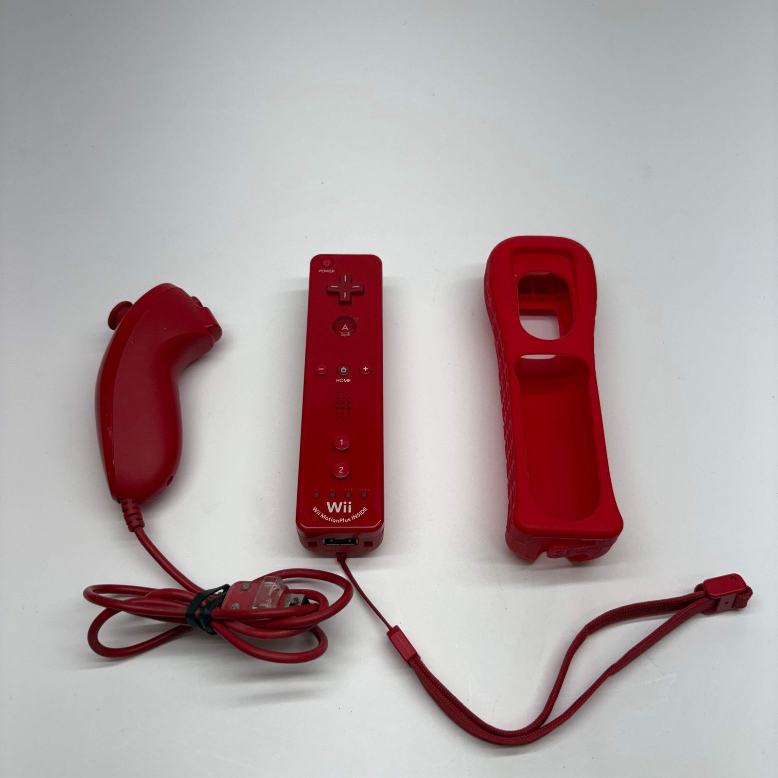 Nintendo Wii Console Gaming System RVL-001 Mario Red Edition