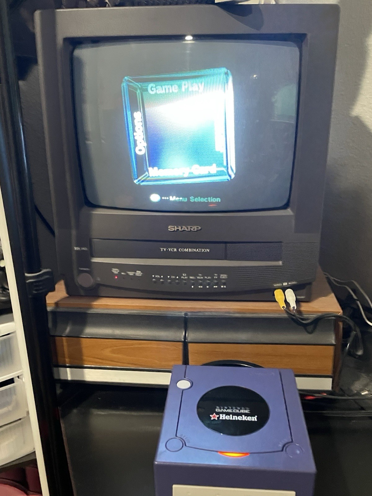 2002 Nintendo Heineken GameCube Indigo Purple Console CIB Limited to 50 Promo